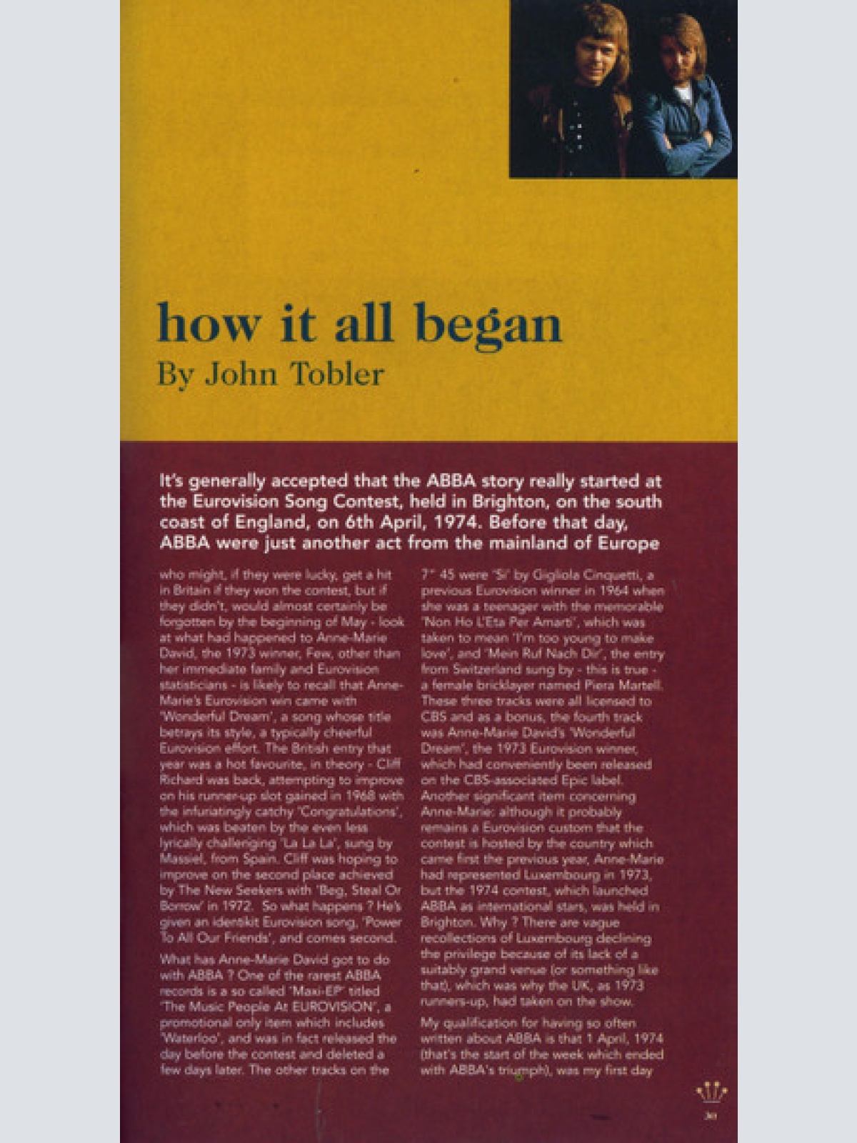 CD / ABBA - Thank You For The Music