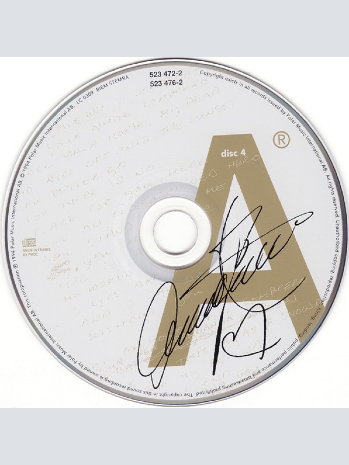 CD / ABBA - Thank You For The Music