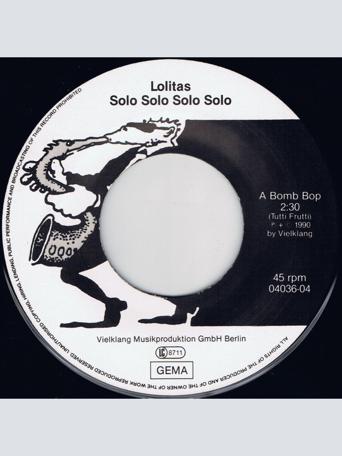Vinyl / Lolitas - Solo Solo Solo Solo