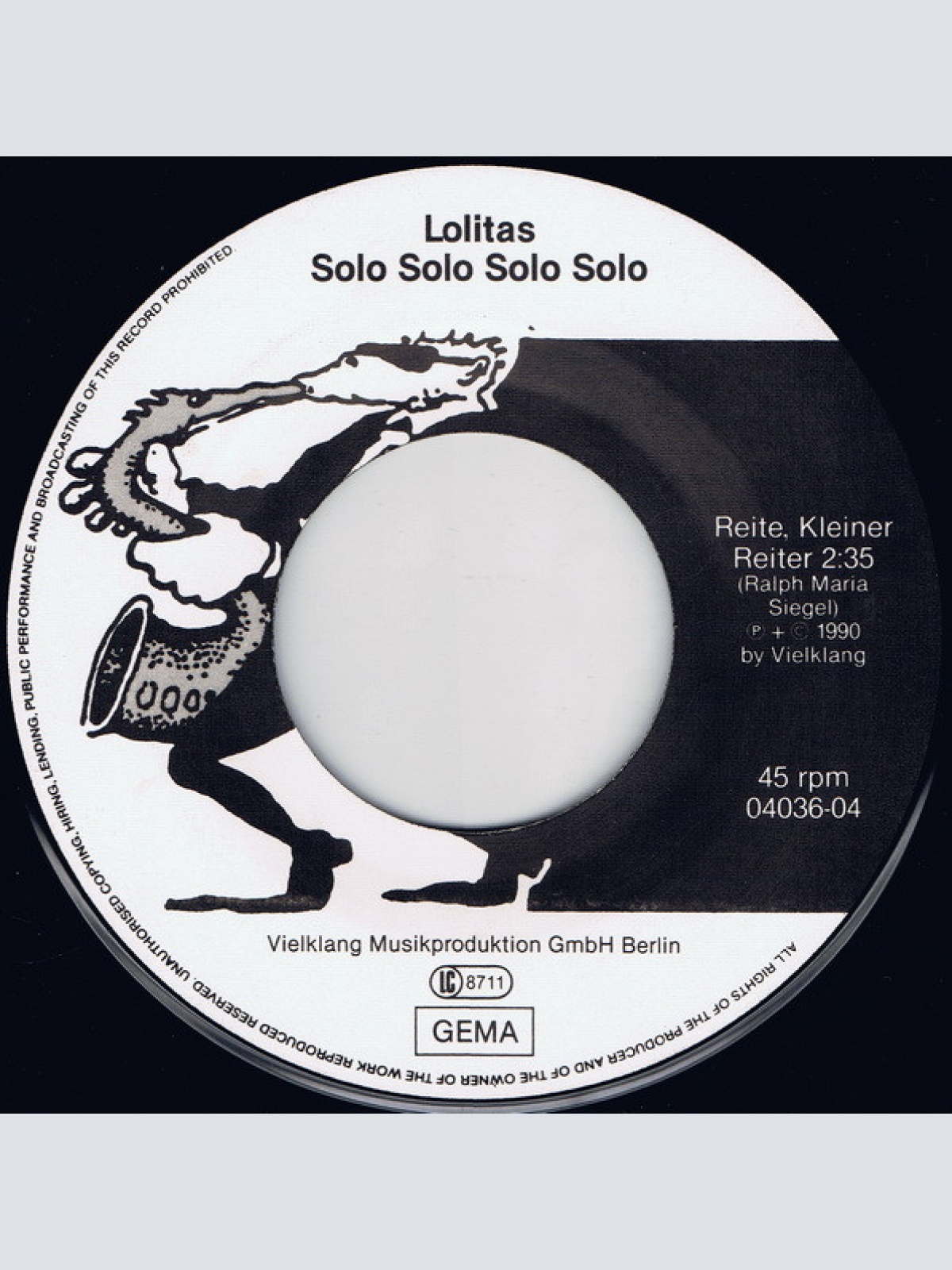 Vinyl / Lolitas - Solo Solo Solo Solo