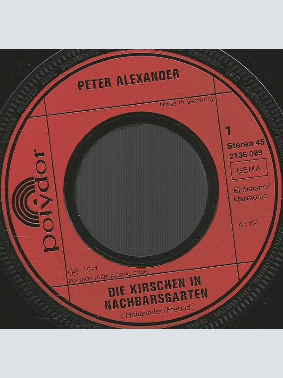 Vinyl / Peter Alexander - Die Vier Grossen Hits Folge 2