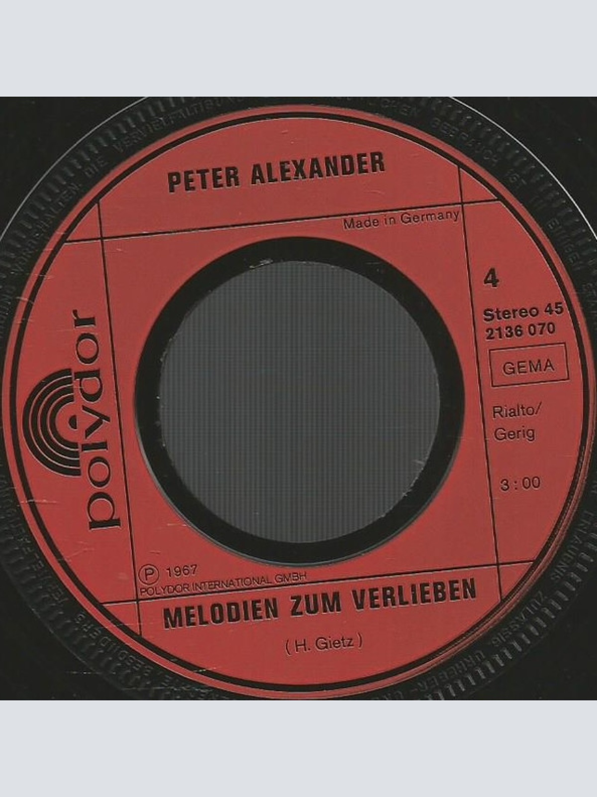 Vinyl / Peter Alexander - Die Vier Grossen Hits Folge 2