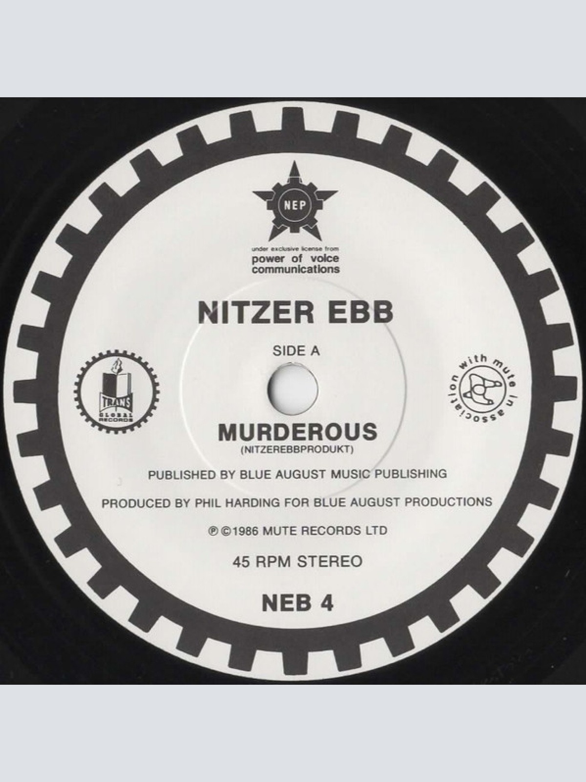 Vinyl / Nitzer Ebb - Murderous