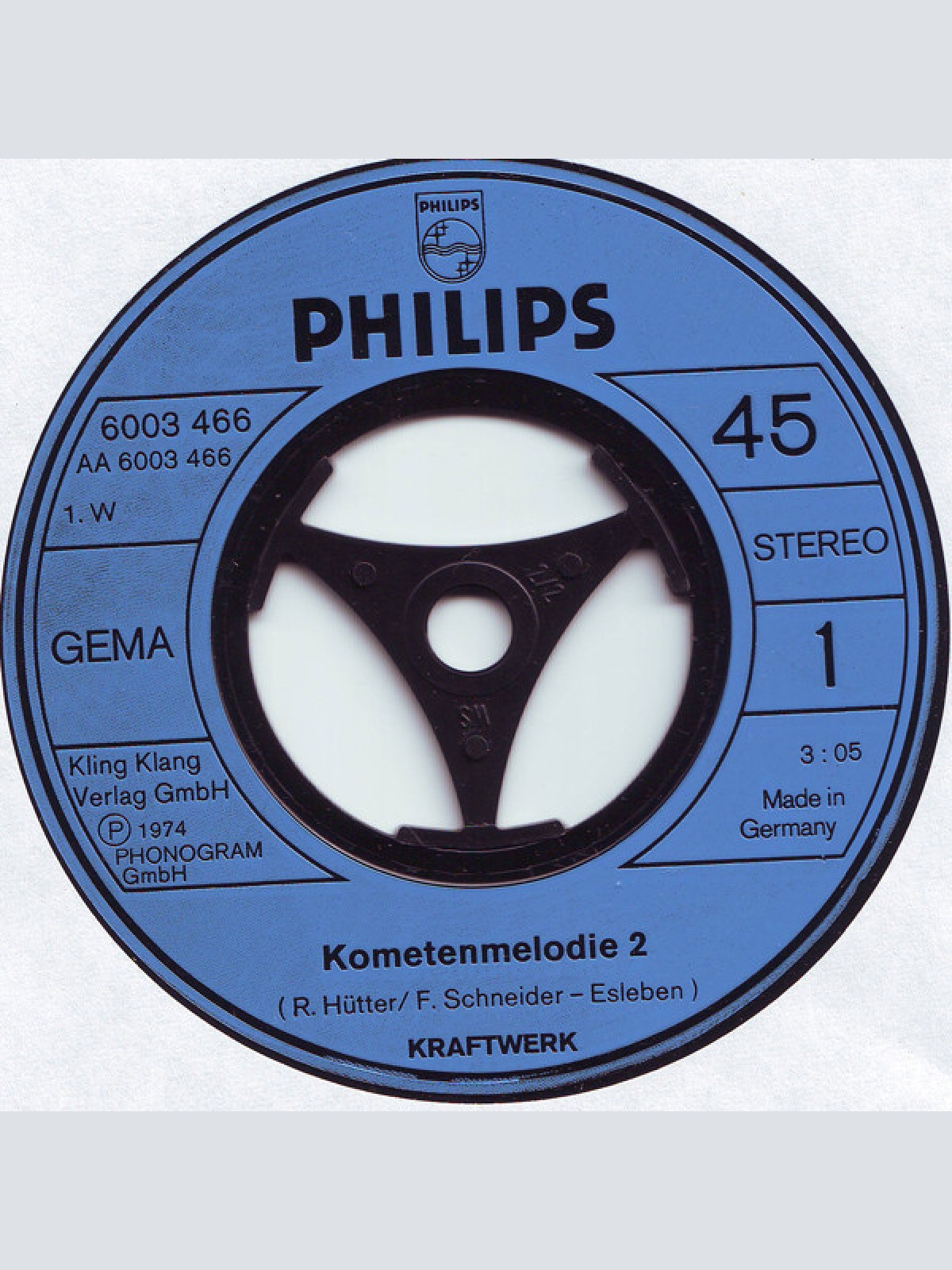 Vinyl / Kraftwerk - Kometenmelodie 2