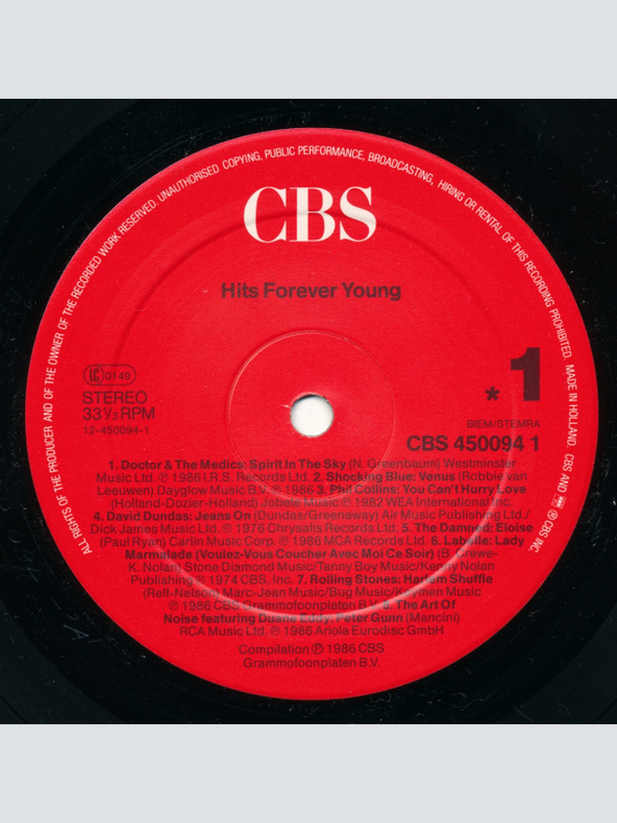 Vinyl / Various - Hits Forever Young