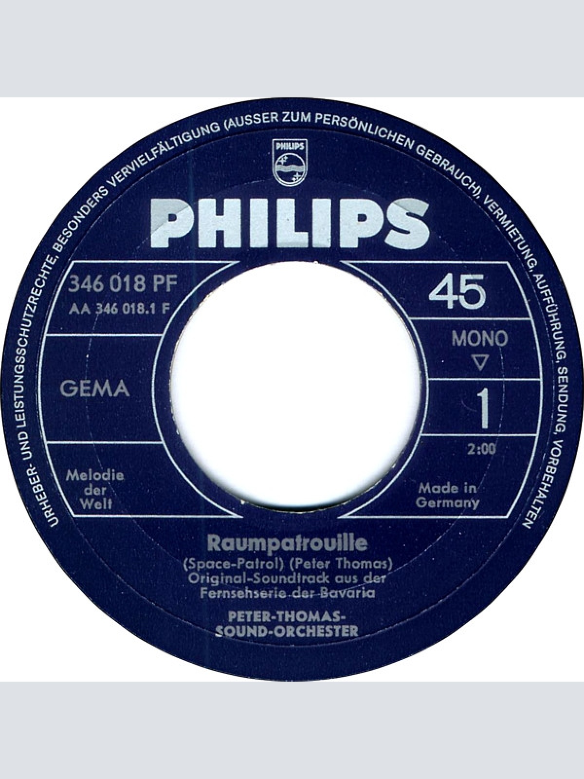 Vinyl / Peter-Thomas-Sound-Orchester* - Raumpatrouille