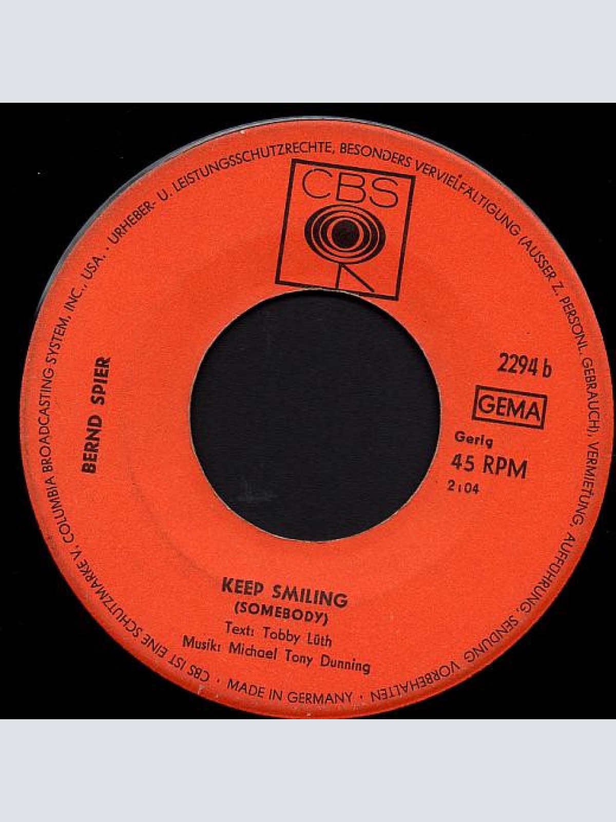 Vinyl / Bernd Spier - Meine Träume Von Der Liebe