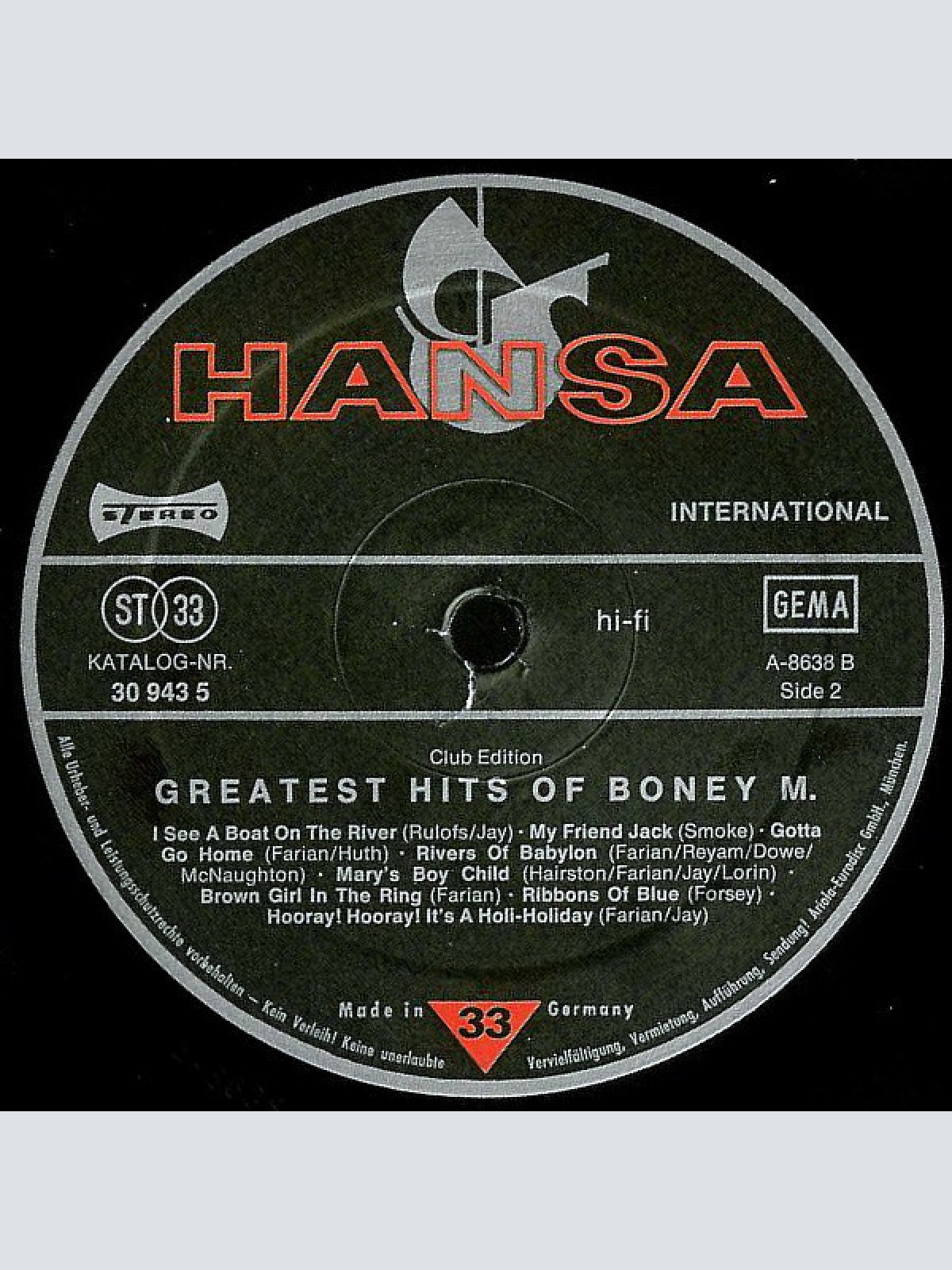Vinyl / Boney M. - Greatest Hits Of Boney M.
