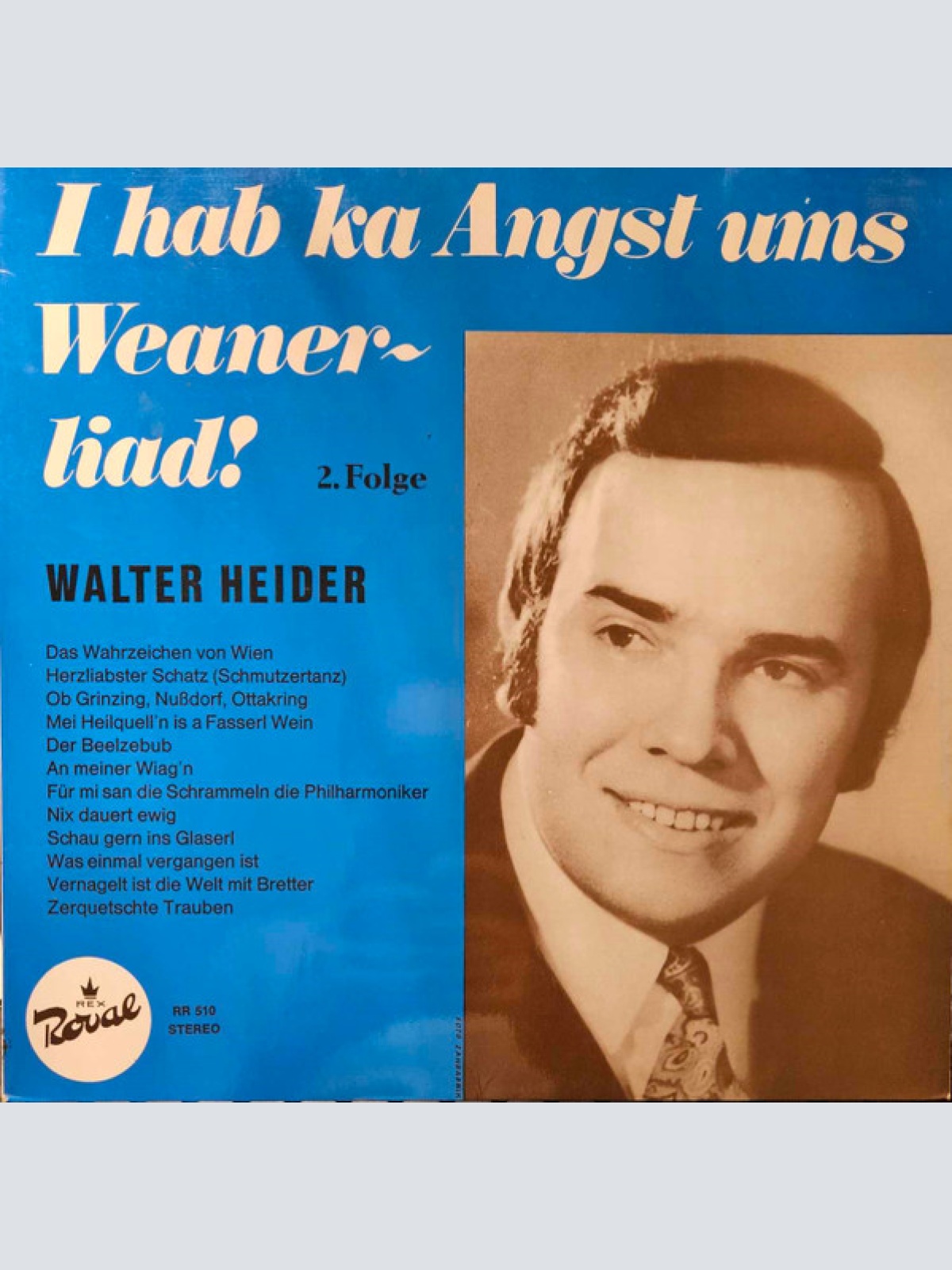 Vinyl / Walter Heider - I Hab Ka Angst Ums Weanerliad! 2. Folge