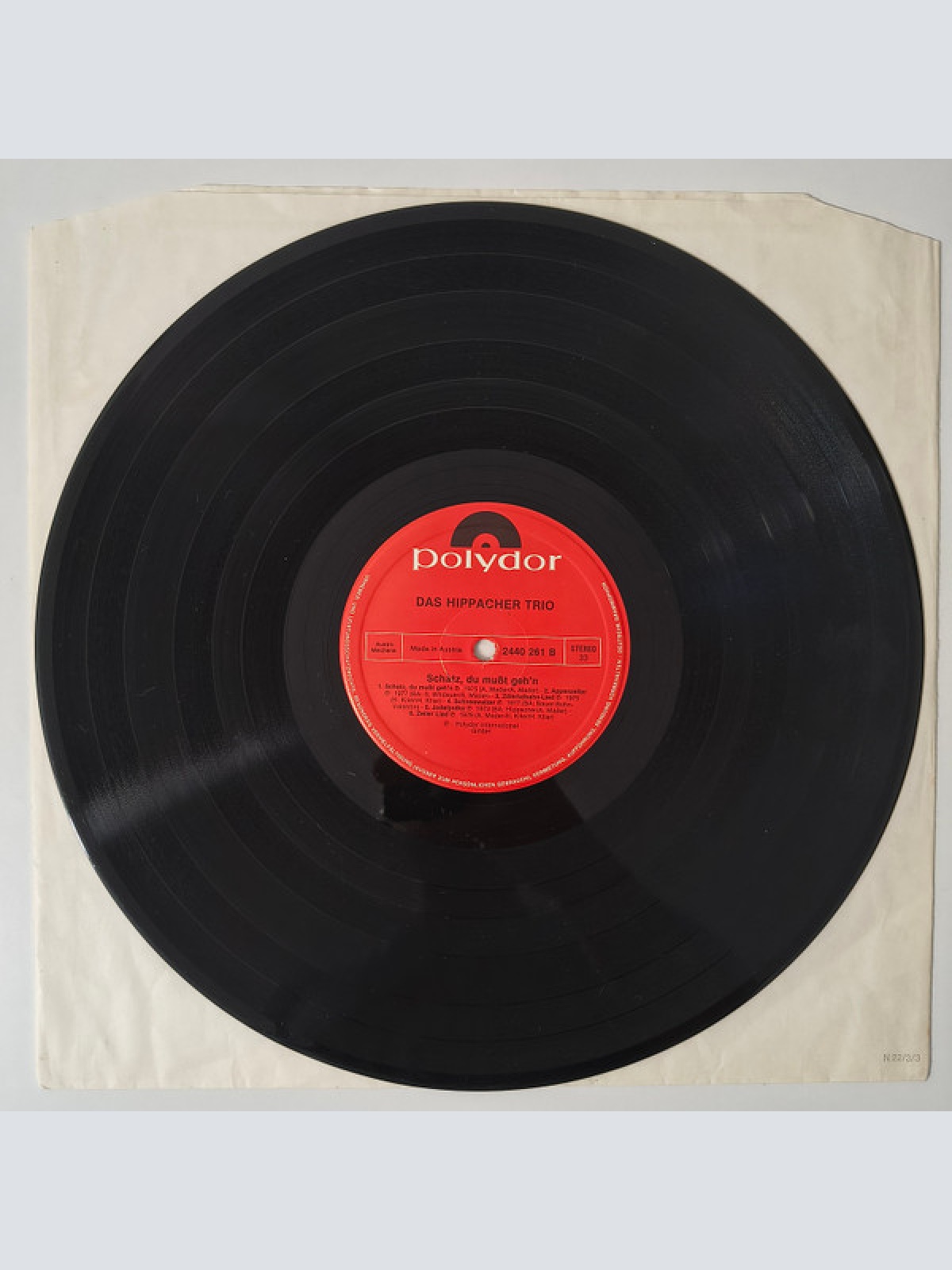 Vinyl / Hippacher Trio - Schatz Du Mußt Geh'n