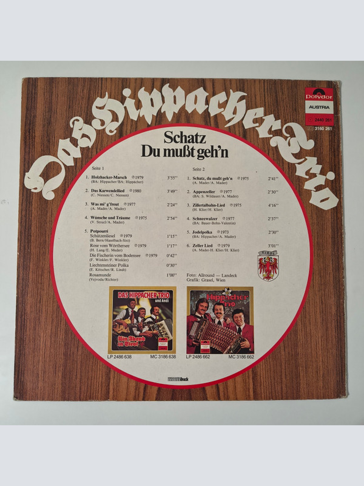 Vinyl / Hippacher Trio - Schatz Du Mußt Geh'n