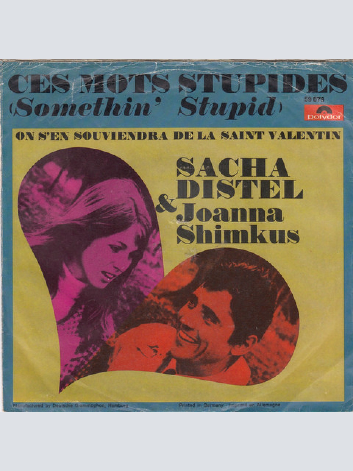 Vinyl / Sacha Distel & Joanna Shimkus - Ces Mots Stupides (Somethin' Stupid)