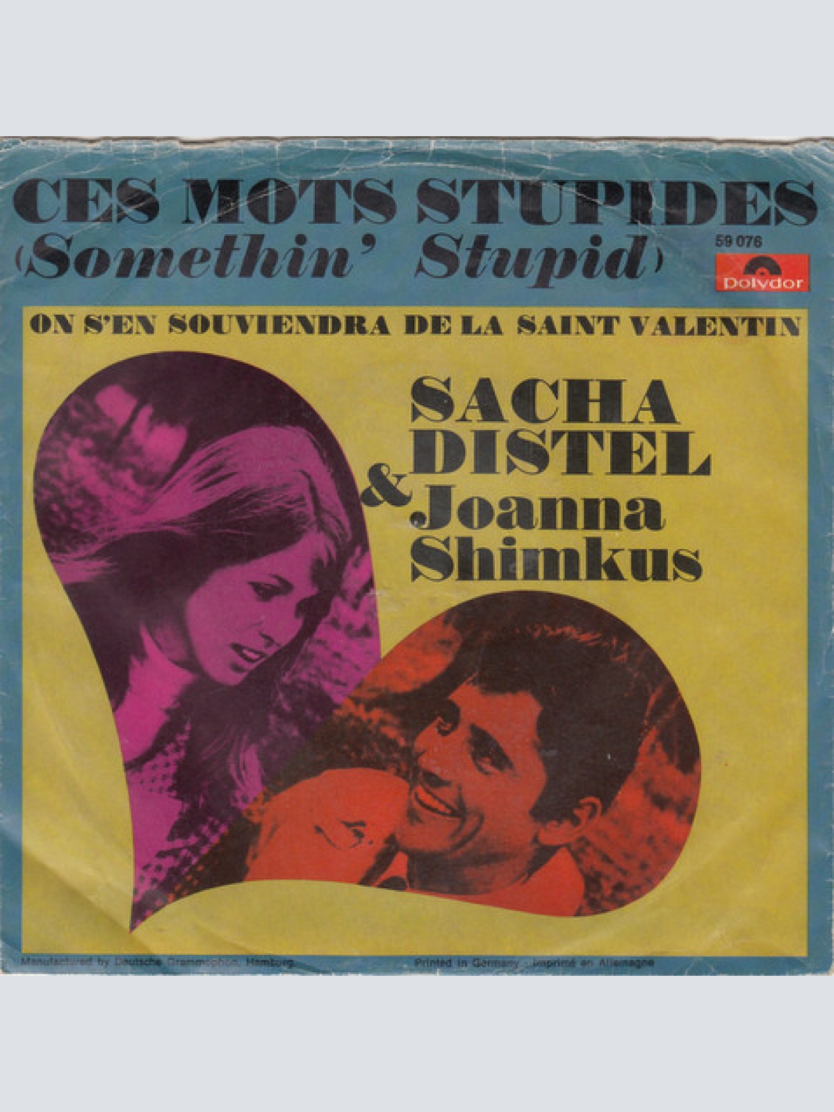 Vinyl / Sacha Distel & Joanna Shimkus - Ces Mots Stupides (Somethin' Stupid)