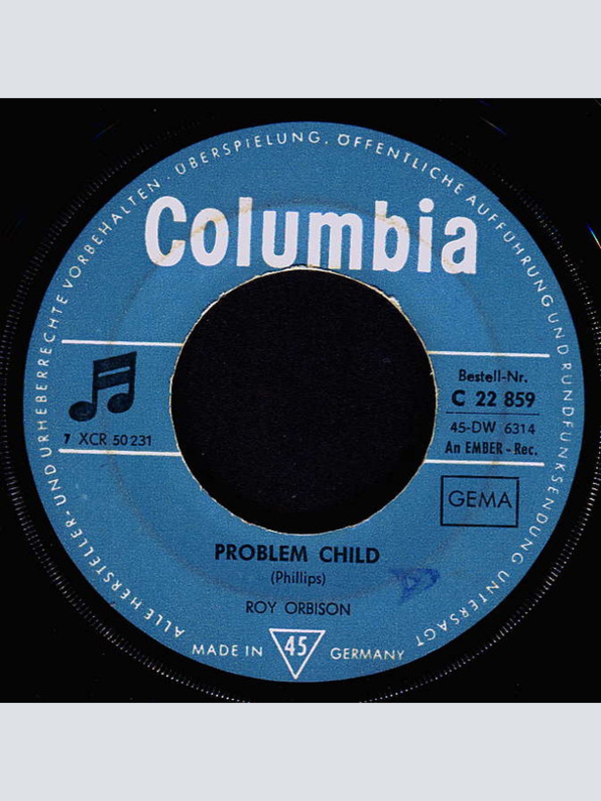 Vinyl / Roy Orbison - Mean Little Mama / Problem Child