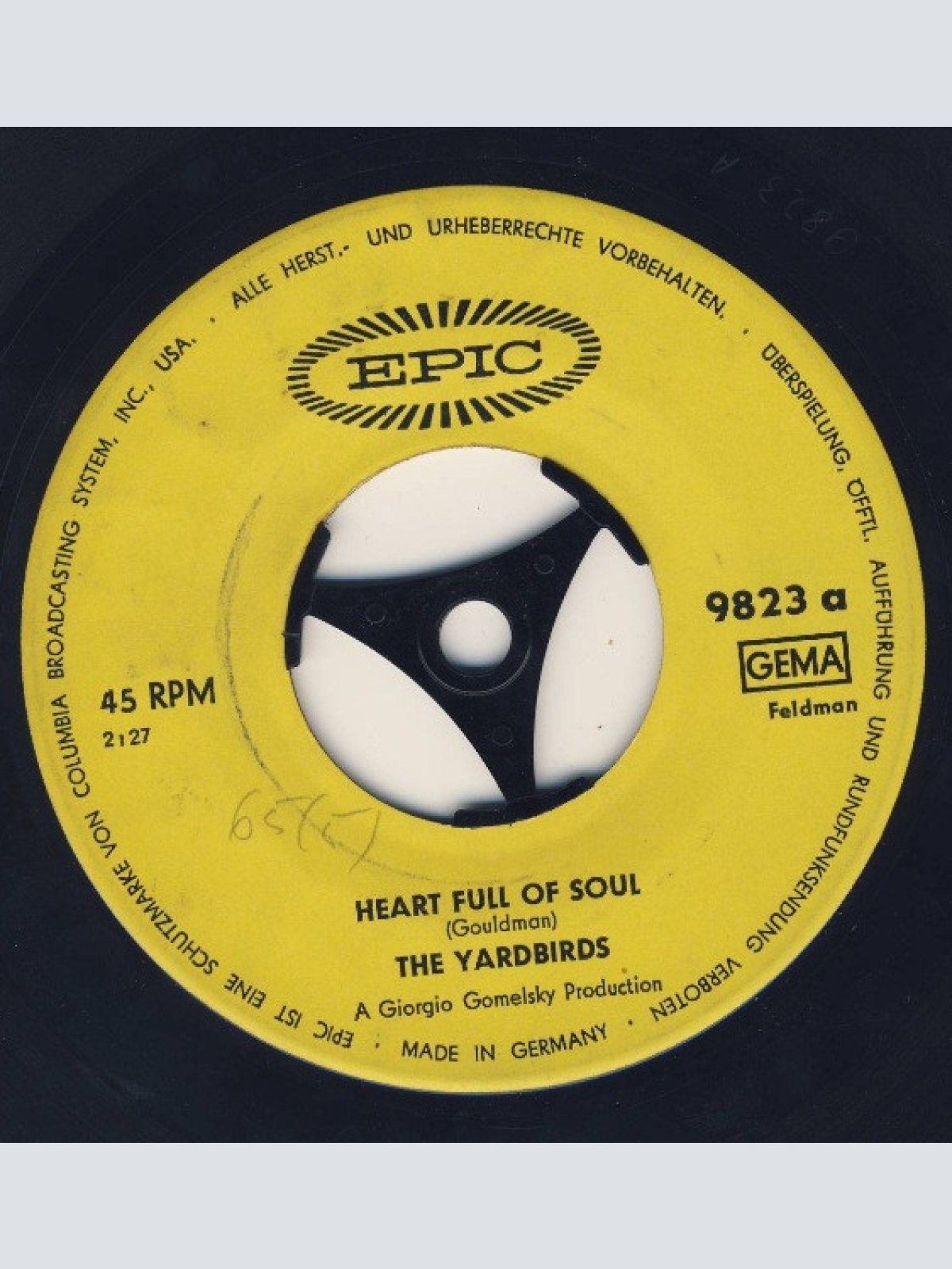 Vinyl / The Yardbirds - Heart Full Of Soul