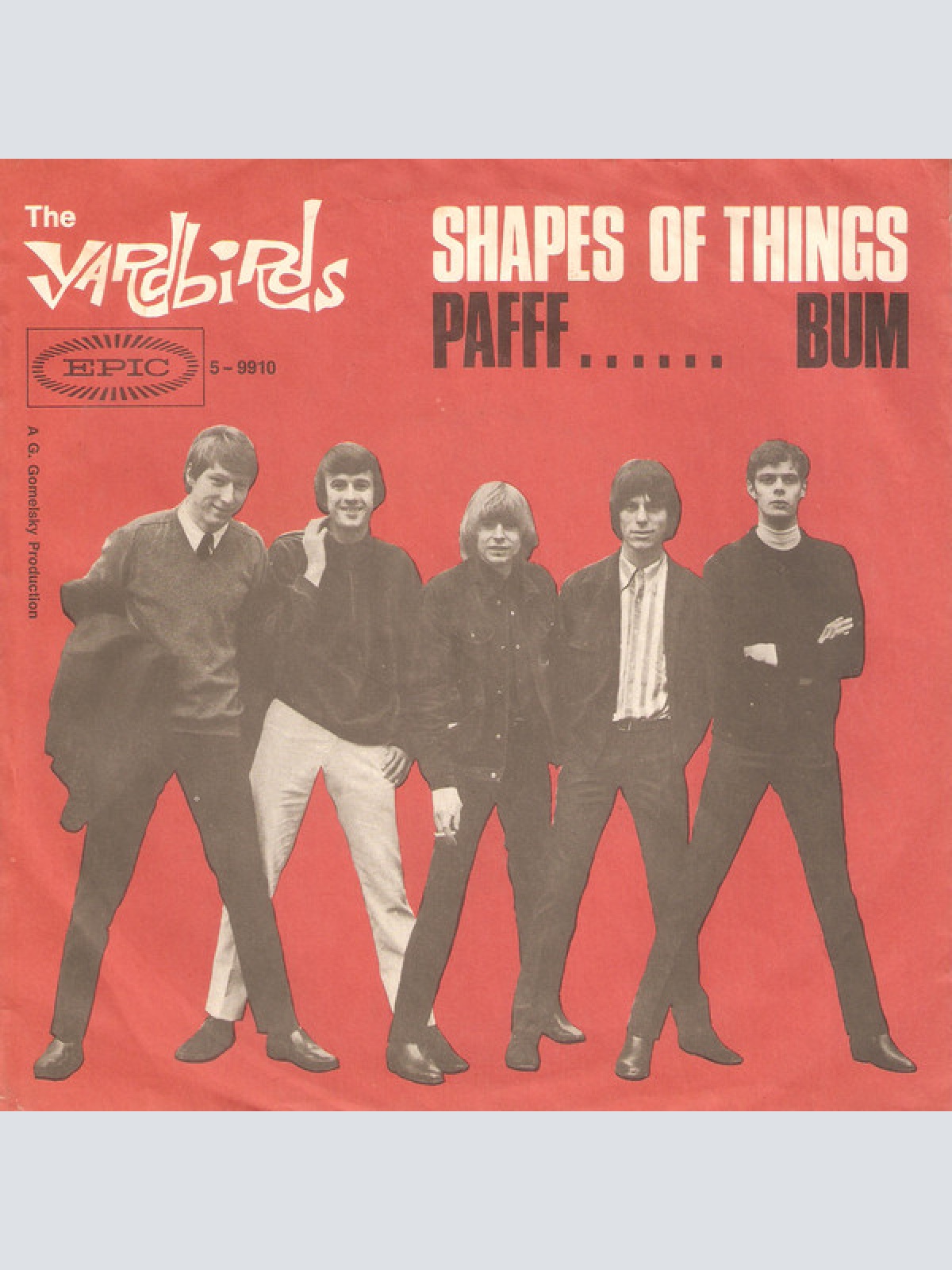 Vinyl / The Yardbirds - Shapes Of Things / Pafff...... Bum