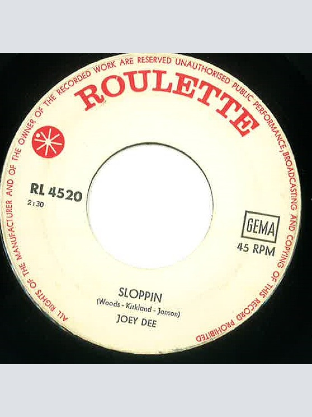 Vinyl / Joey Dee - Let's Have A Party