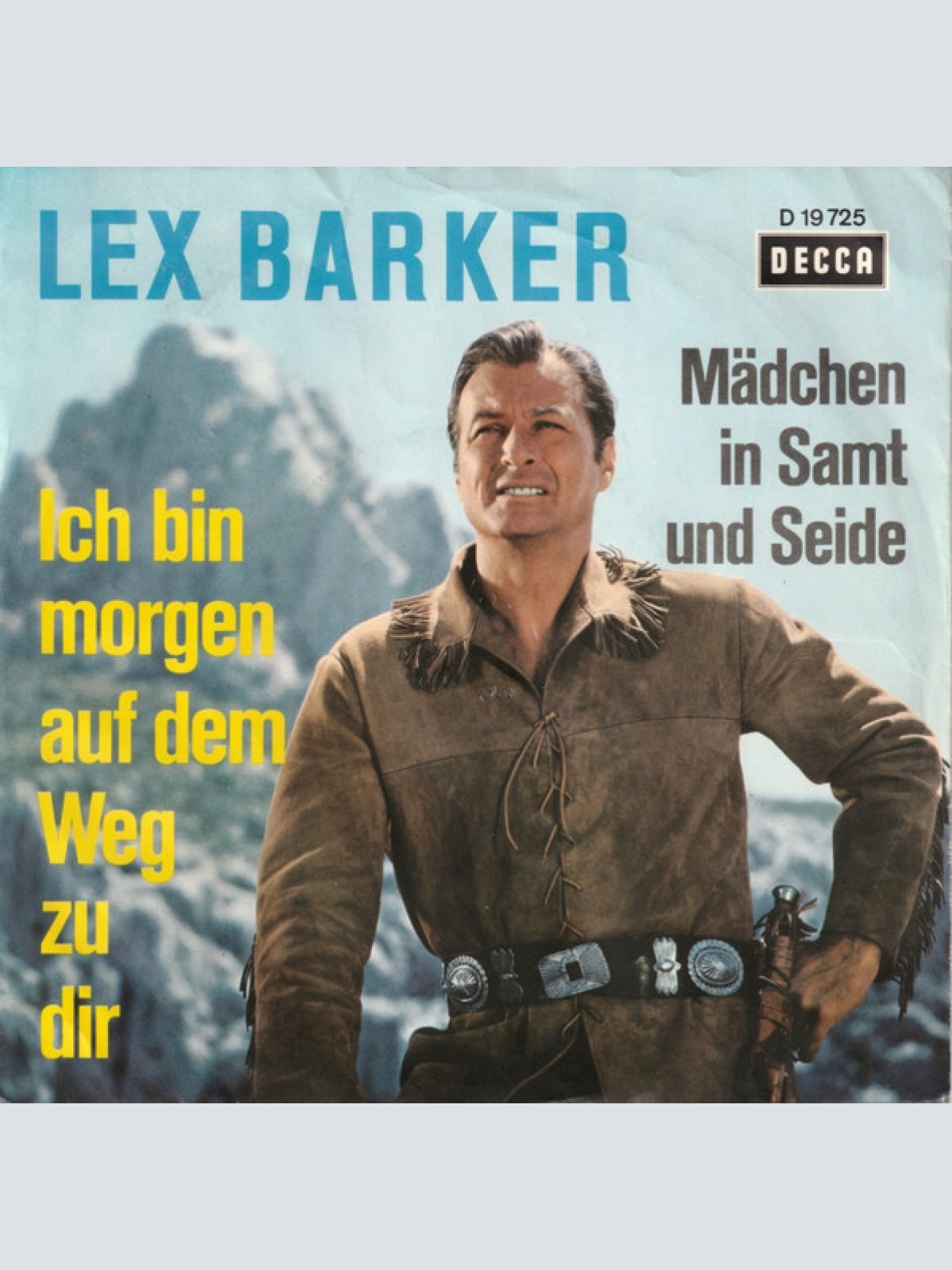Vinyl / Lex Barker - Mädchen In Samt Und Seide / Ich Bin Morgen Auf Dem Weg Zu Dir