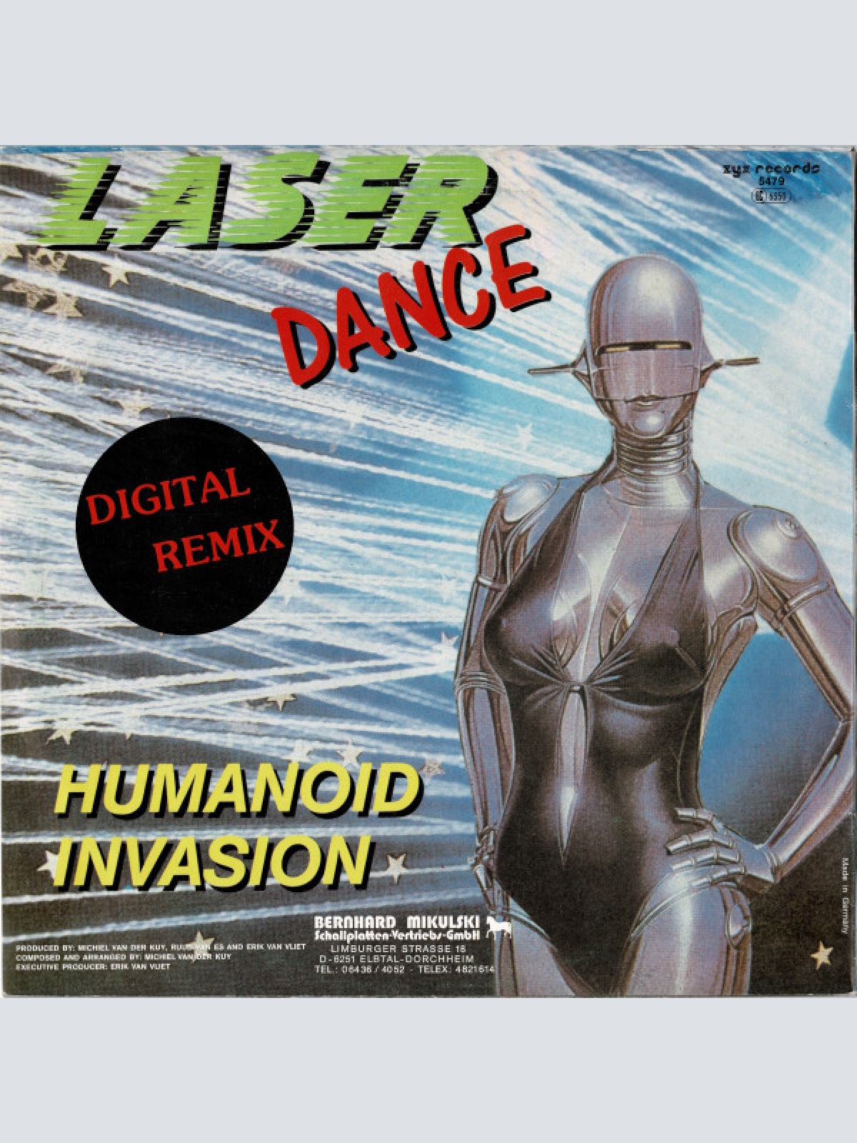 Vinyl / Laserdance - Humanoid Invasion (Digital Remix)