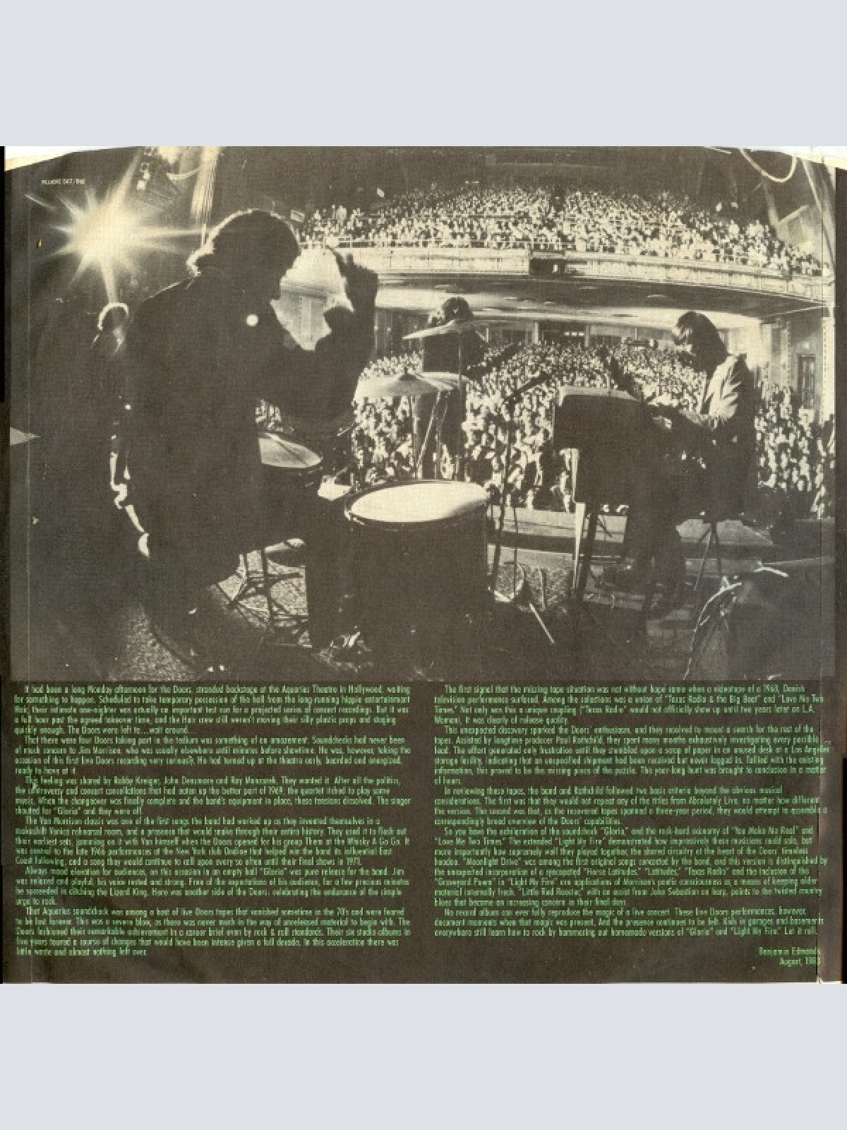 Vinyl / Doors* - Alive, She Cried