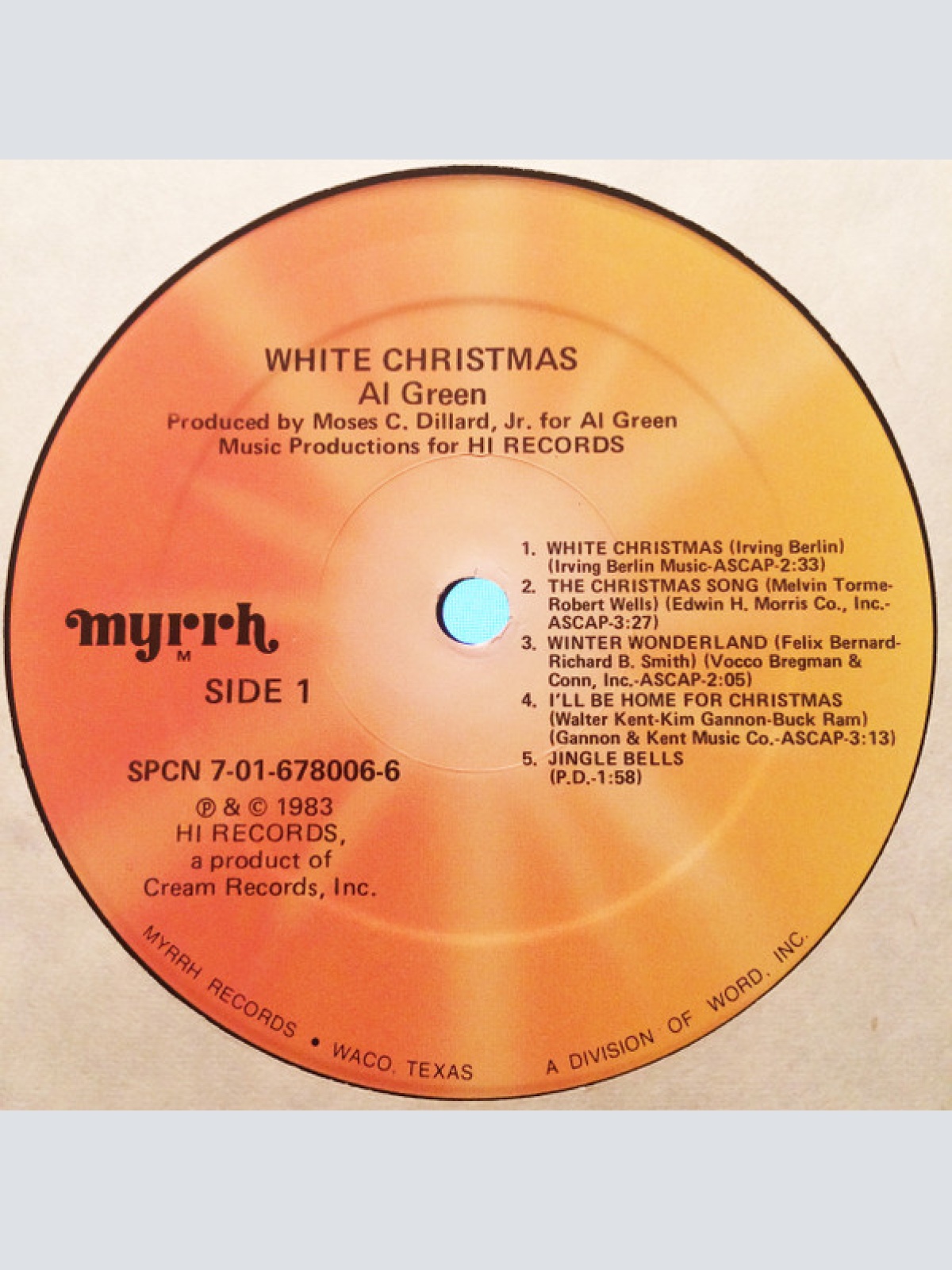 Vinyl / Al Green - White Christmas