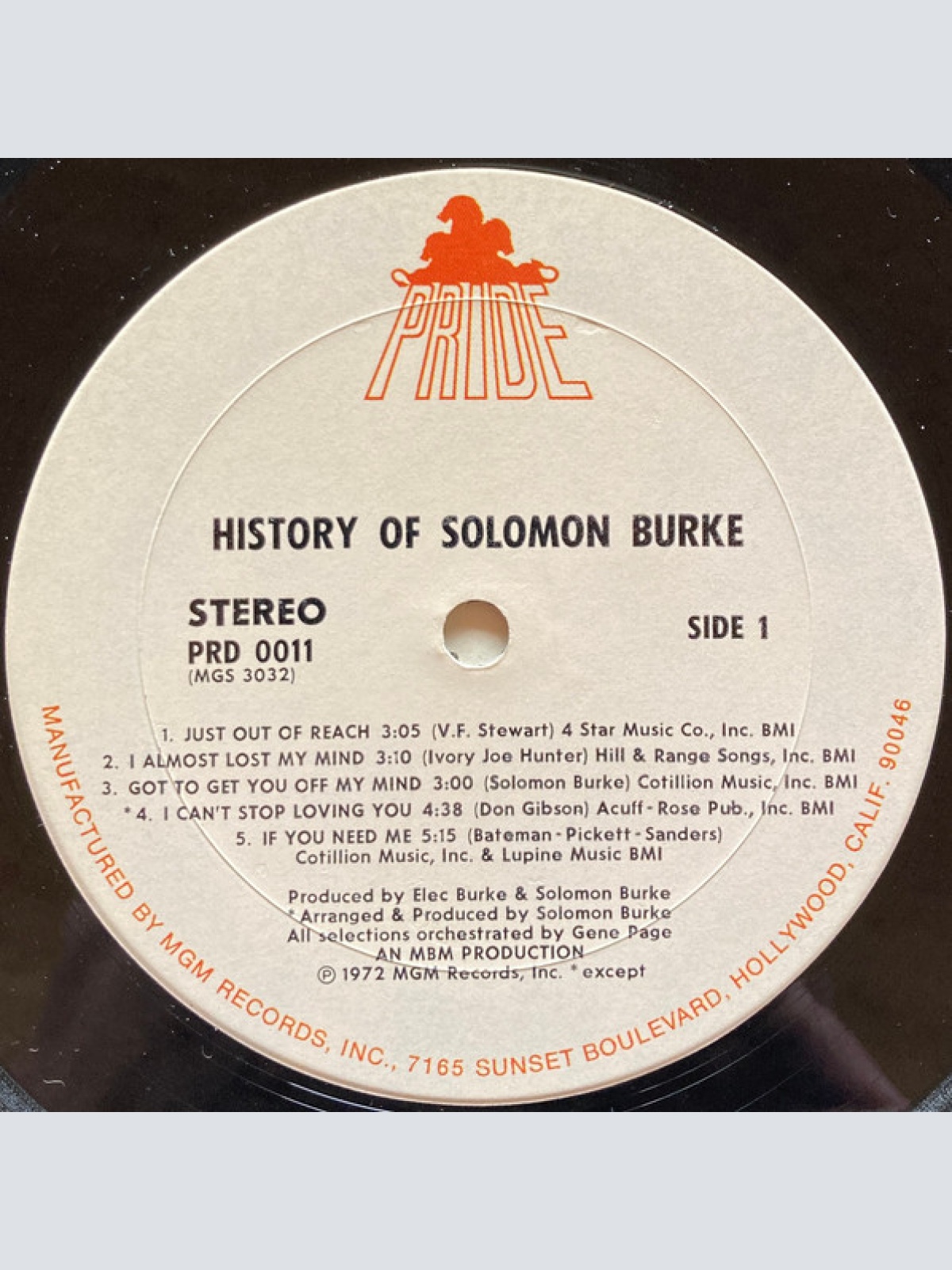 Vinyl / Solomon Burke - The History Of Solomon Burke