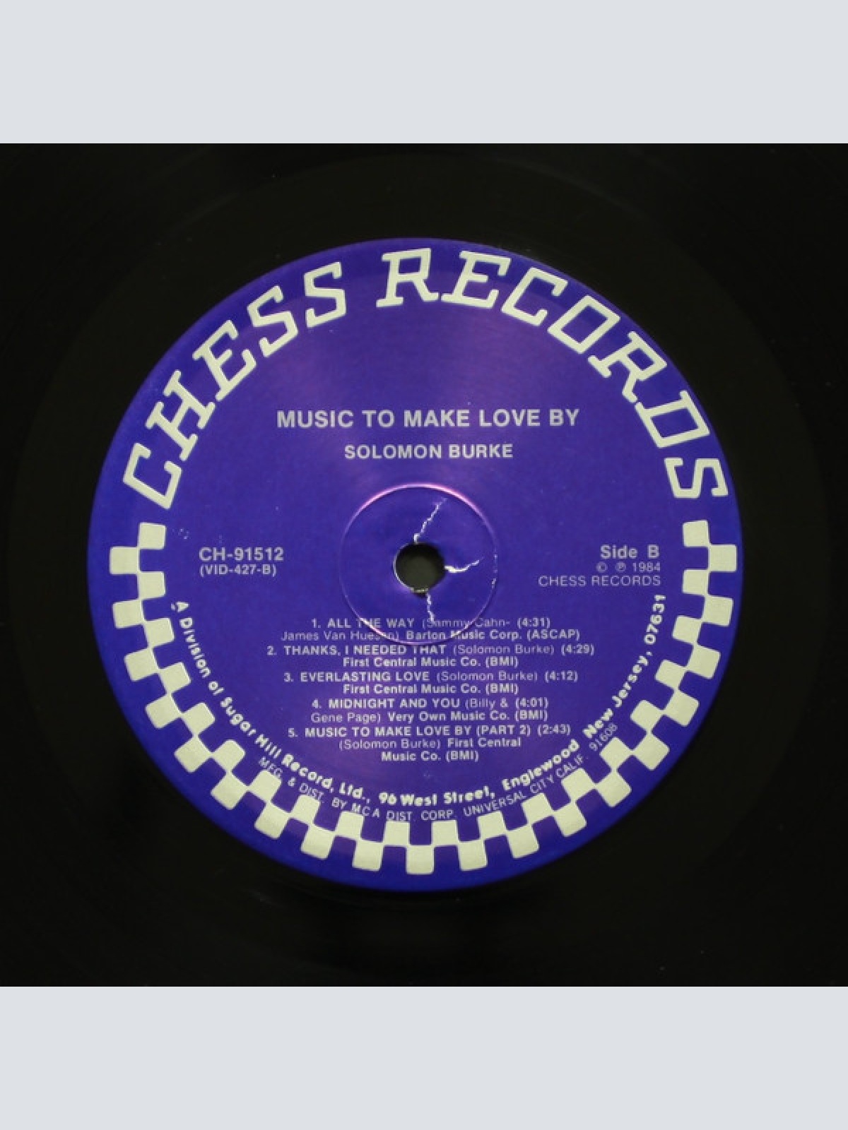 Vinyl / Solomon Burke - Music To Make Love By