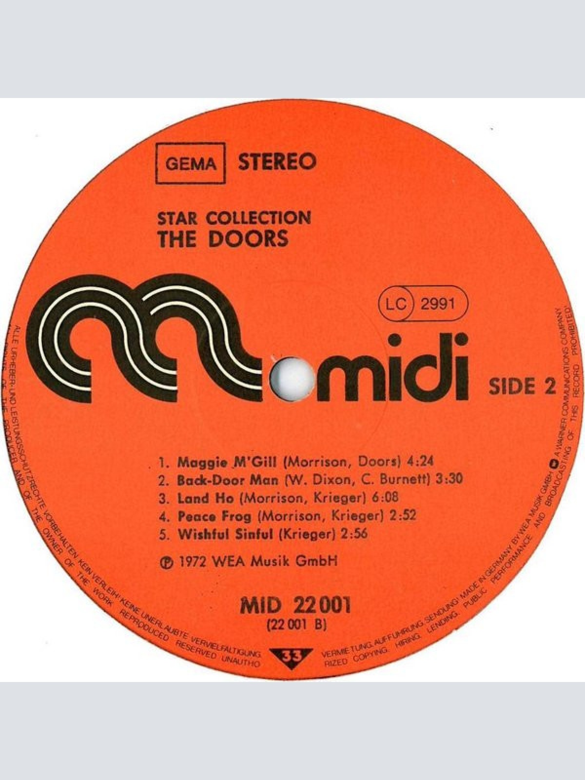 Vinyl / The Doors - Star-Collection