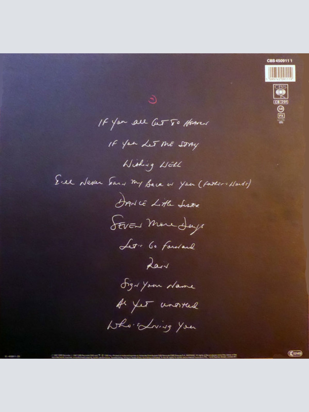 Vinyl / Terence Trent D'Arby - Introducing The Hardline According To Terence Trent D'Arby