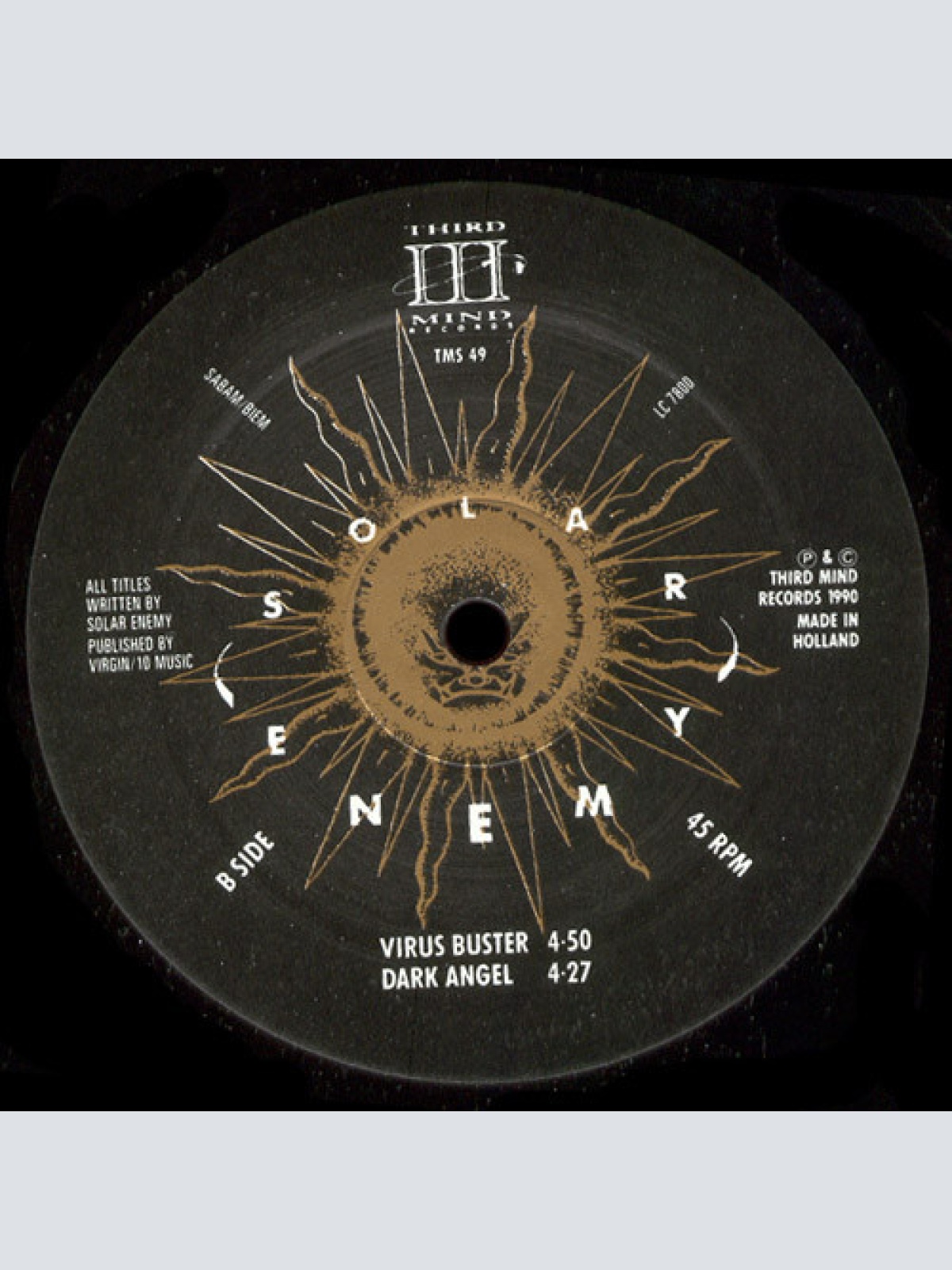 Vinyl / Solar Enemy - Techno Divinity