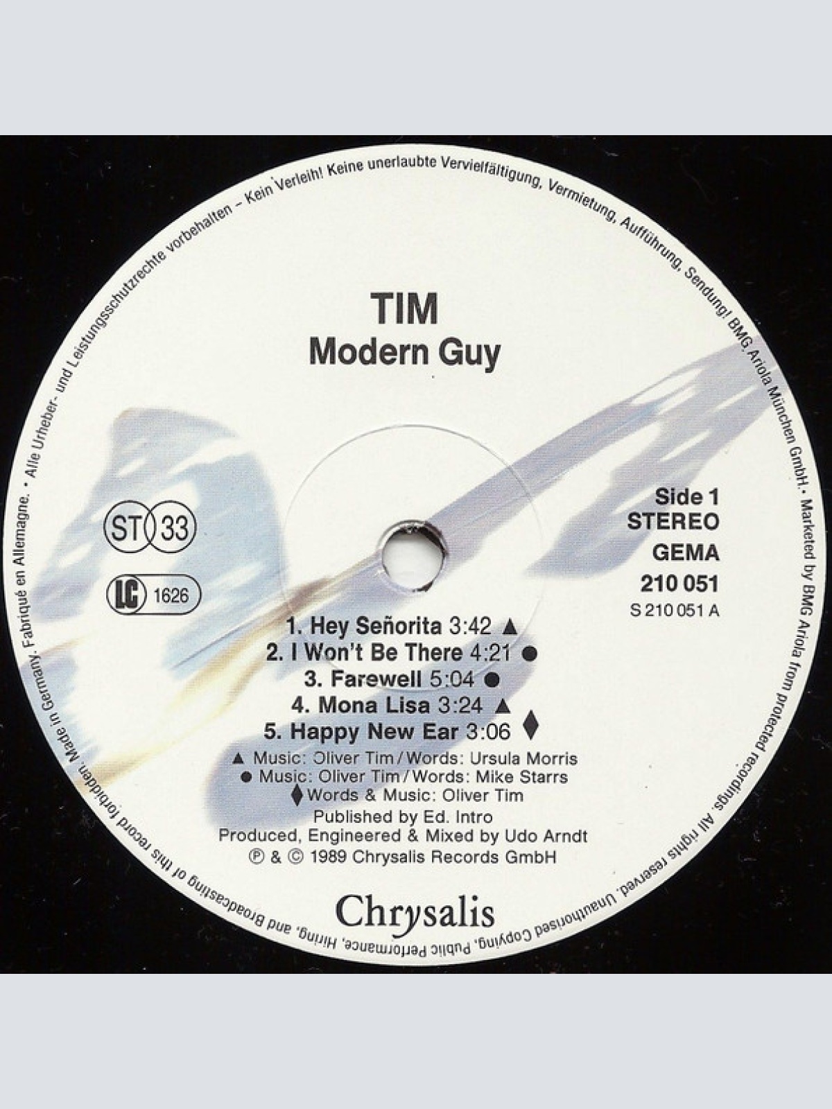 Vinyl / Tim (14) - Modern Guy
