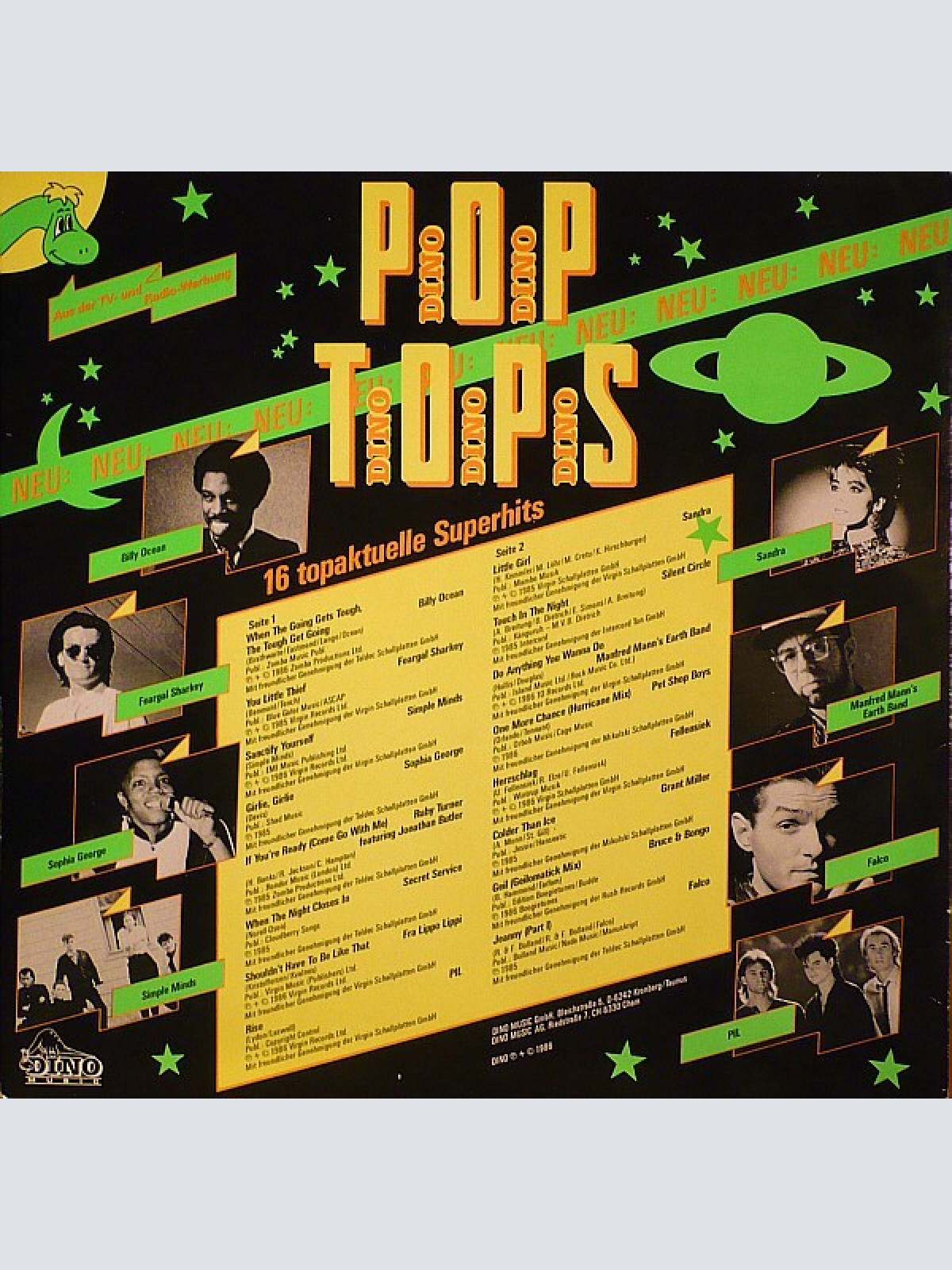 Vinyl / Various - Dino Pop Tops