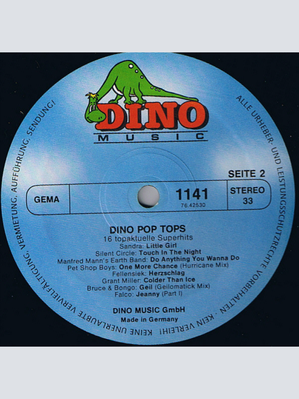 Vinyl / Various - Dino Pop Tops