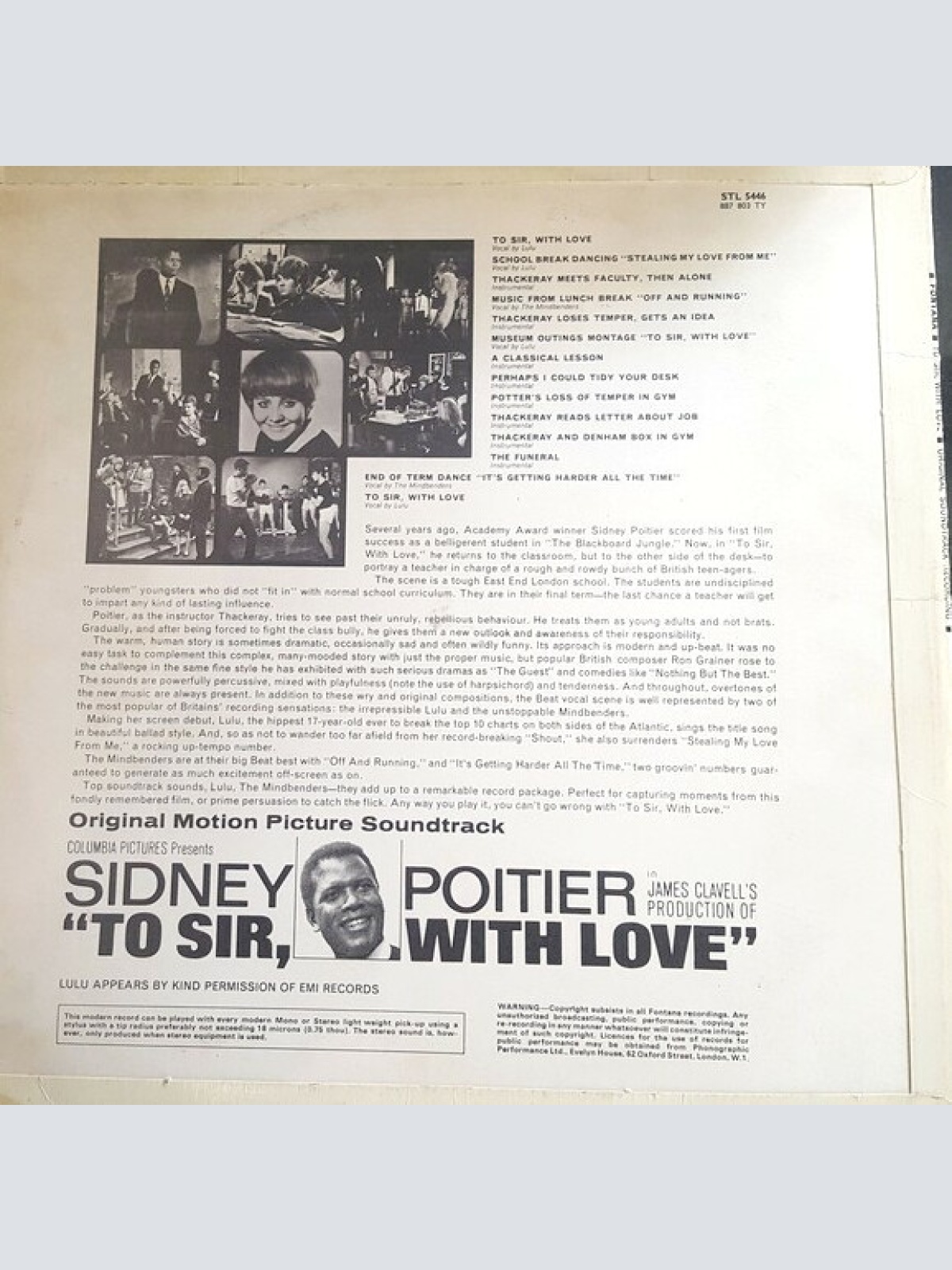 Vinyl / Various - To Sir, With Love Original Motion Picture Soundtrack