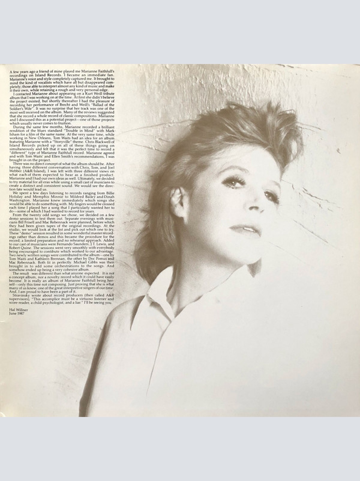 Vinyl / Marianne Faithfull - Strange Weather