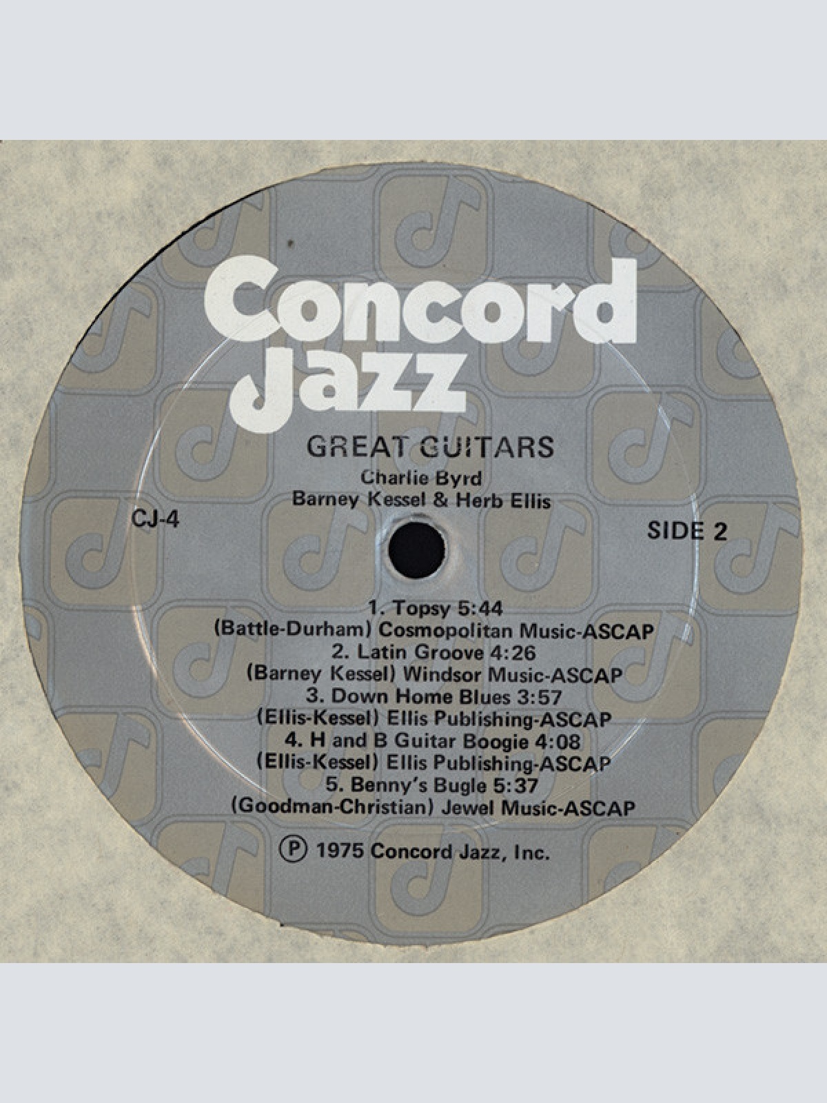 Vinyl / Great Guitars*, Charlie Byrd, Barney Kessel, Herb Ellis - Great Guitars