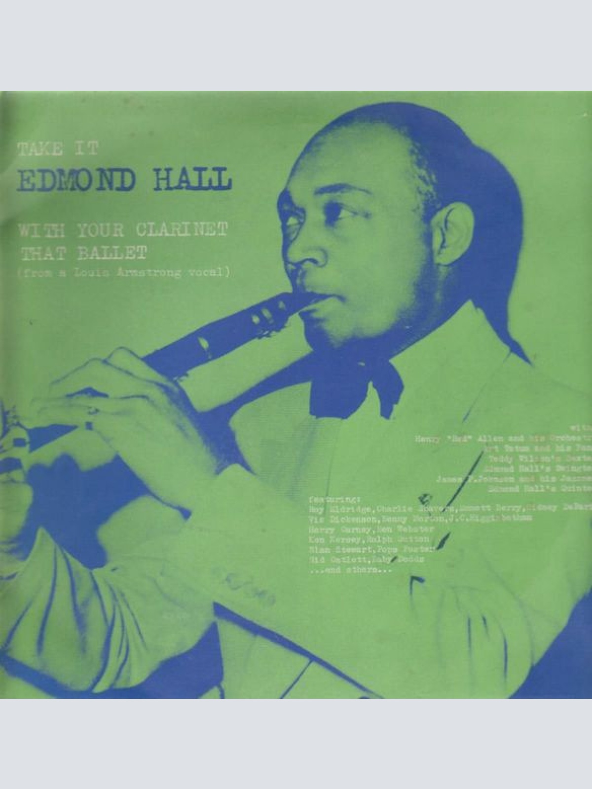 Vinyl / Edmond Hall - Take It With Your Clarinet That Ballet