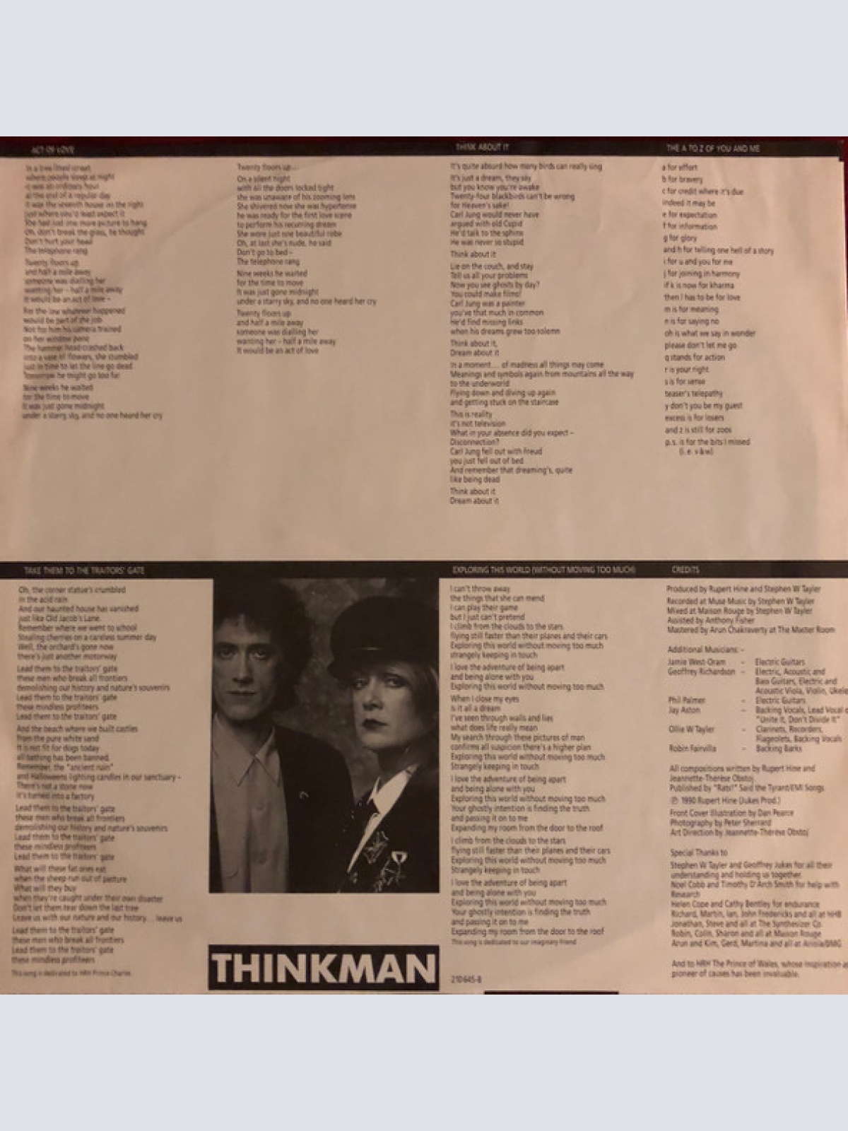 Vinyl / Thinkman - Hard Hat Zone