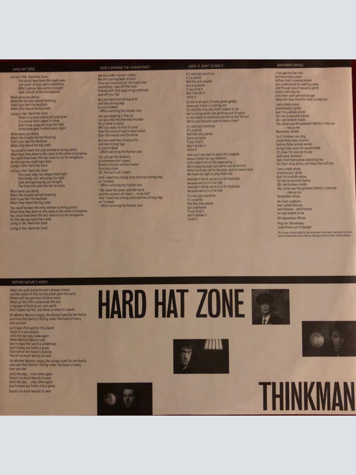 Vinyl / Thinkman - Hard Hat Zone