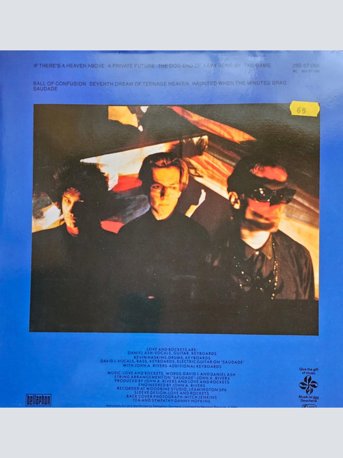 Vinyl / Love And Rockets - Seventh Dream Of Teenage Heaven