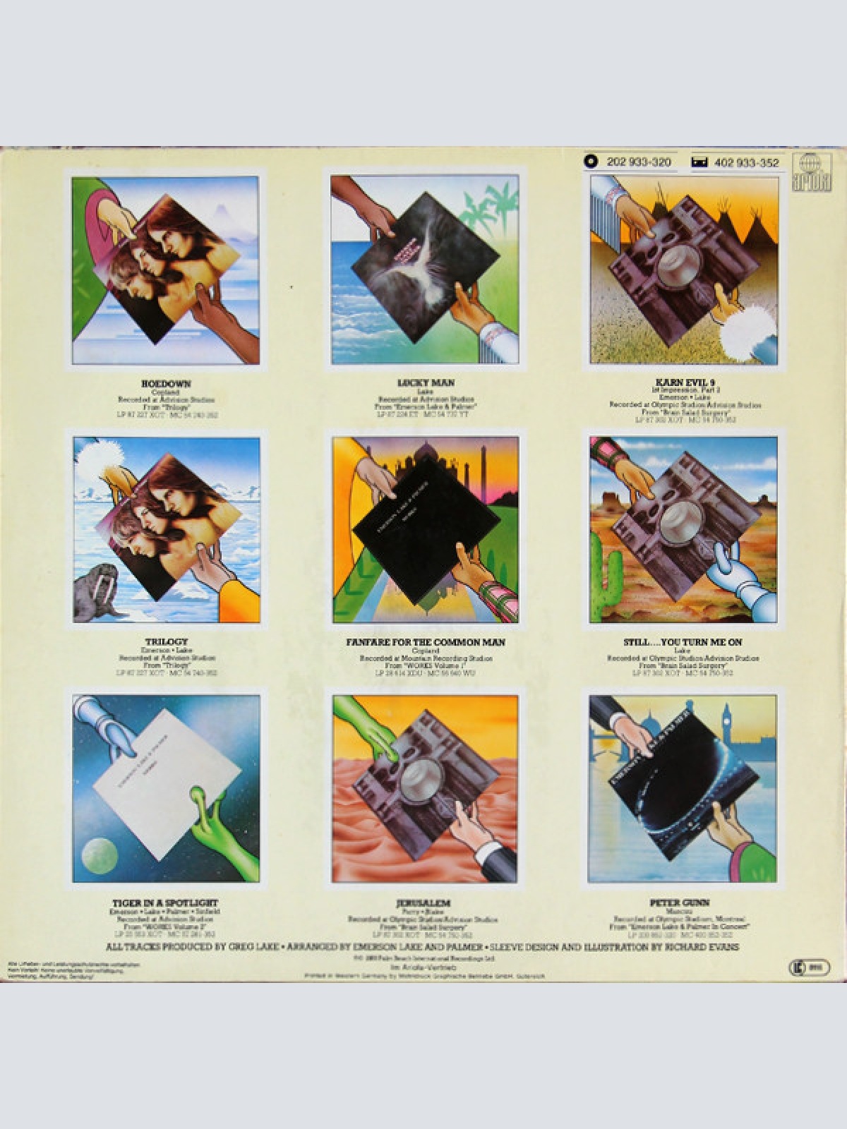 Vinyl / Emerson, Lake & Palmer - The Best Of Emerson Lake & Palmer