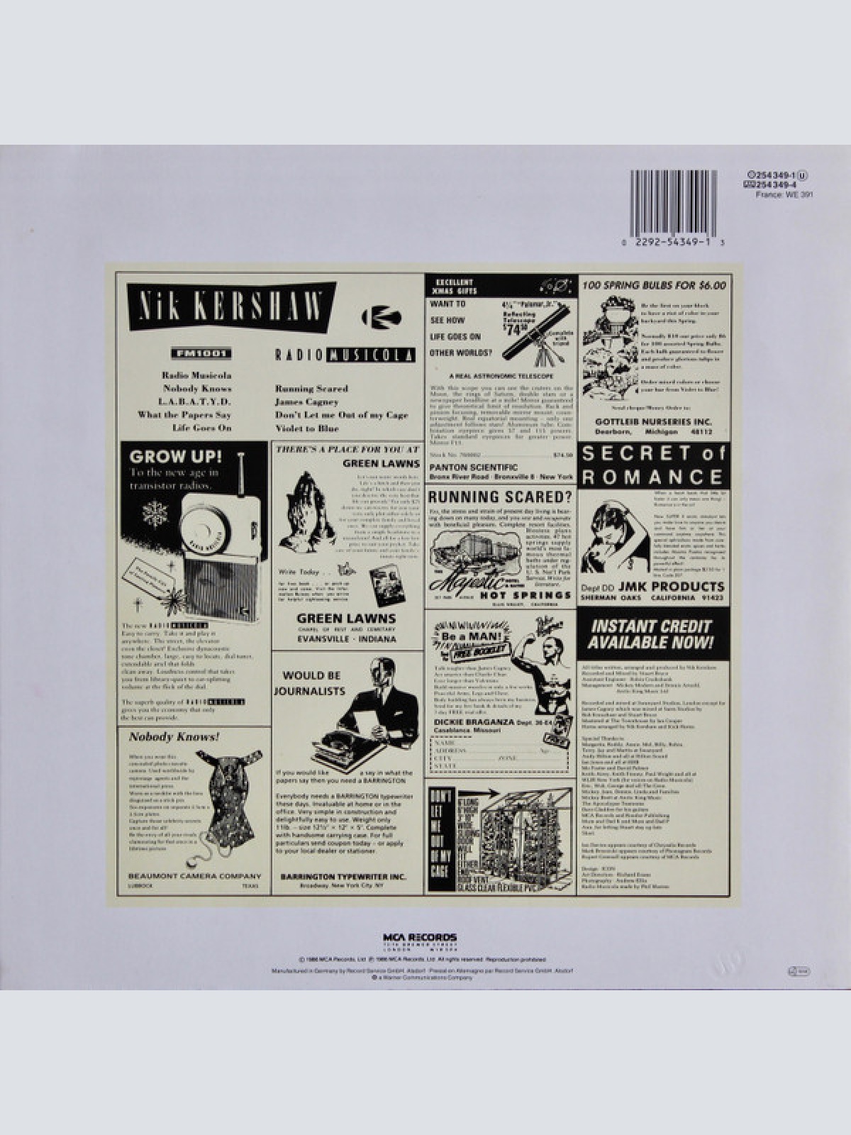 Vinyl / Nik Kershaw - Radio Musicola