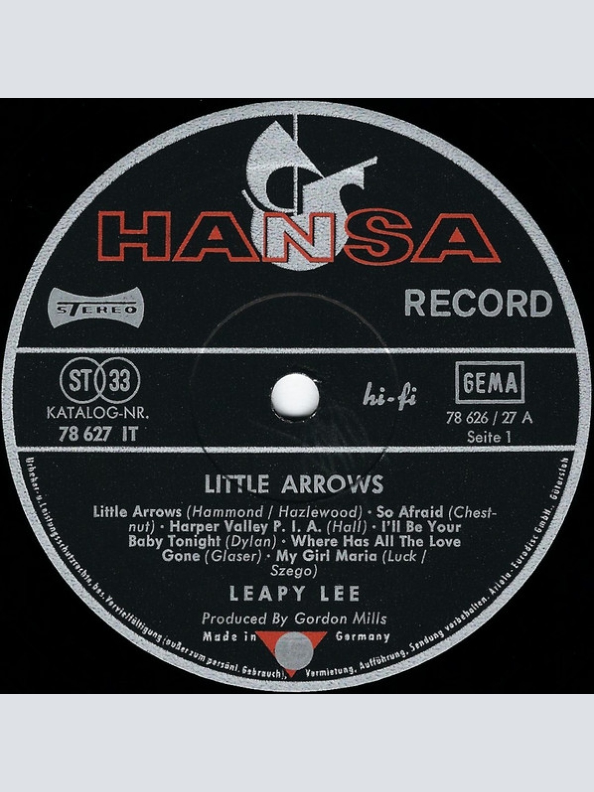 Vinyl / Leapy Lee - Little Arrows