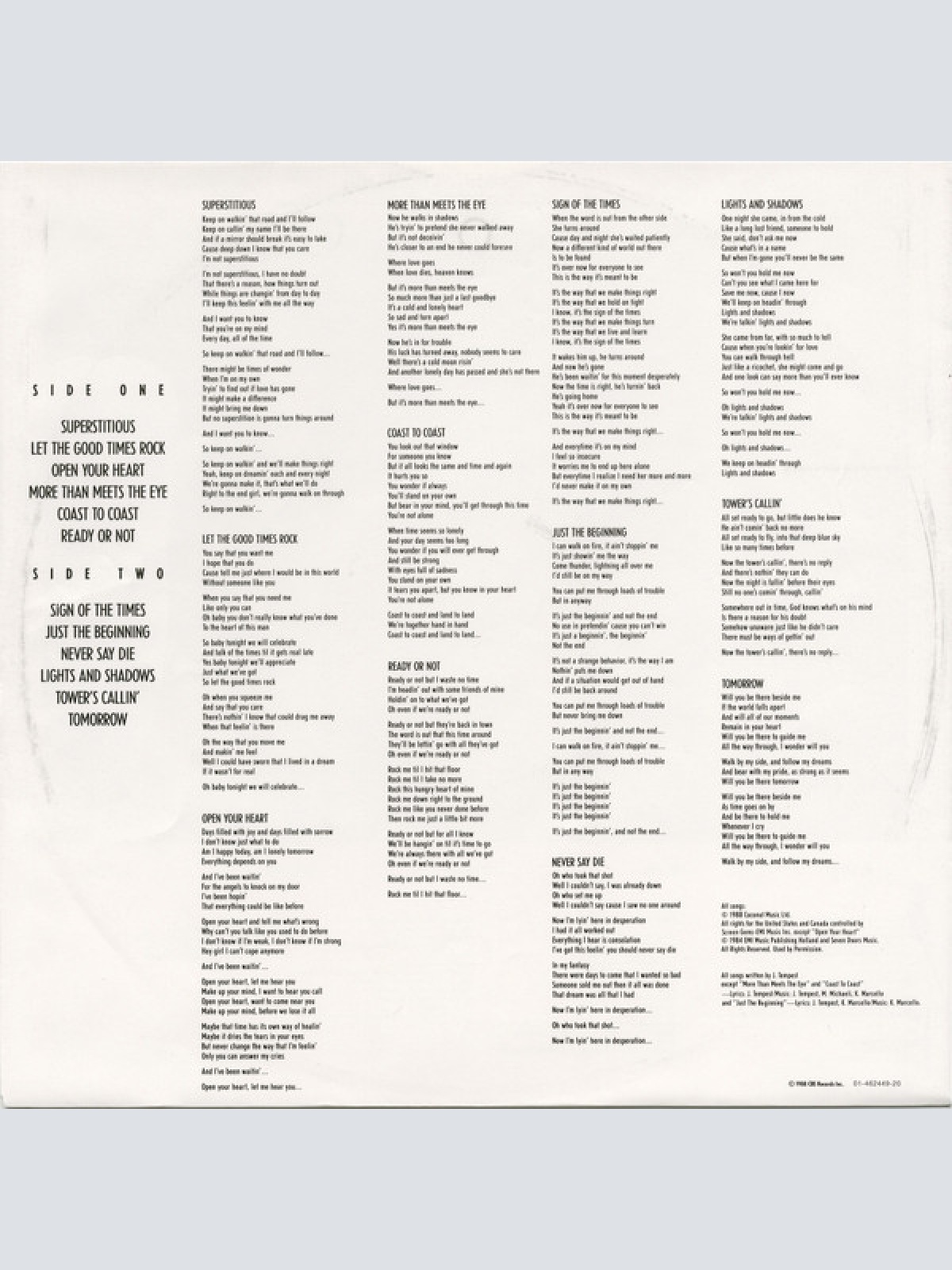 Vinyl / Europe (2) - Out Of This World