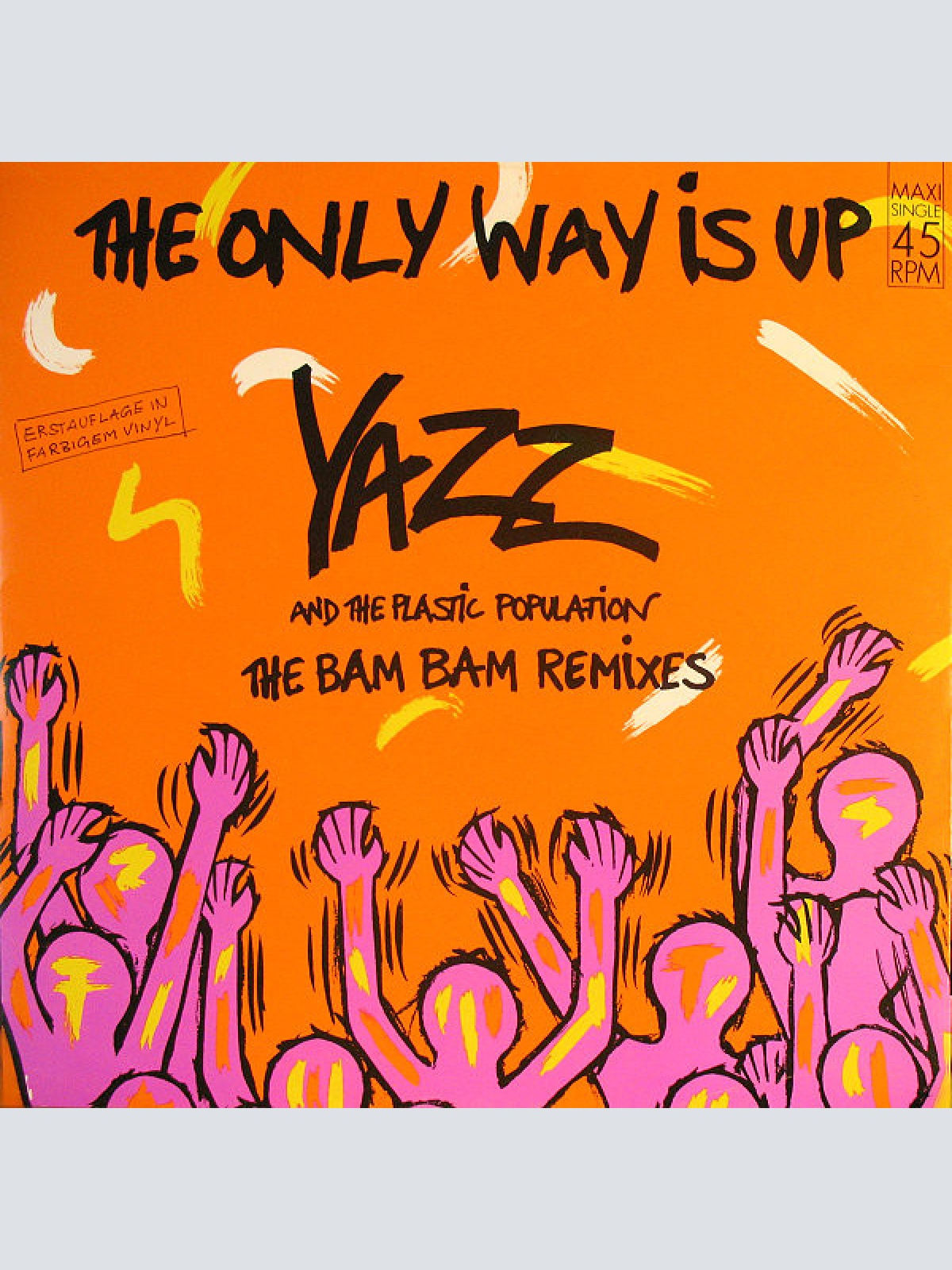Vinyl / Yazz And The Plastic Population - The Only Way Is Up (The Bam Bam Remixes)