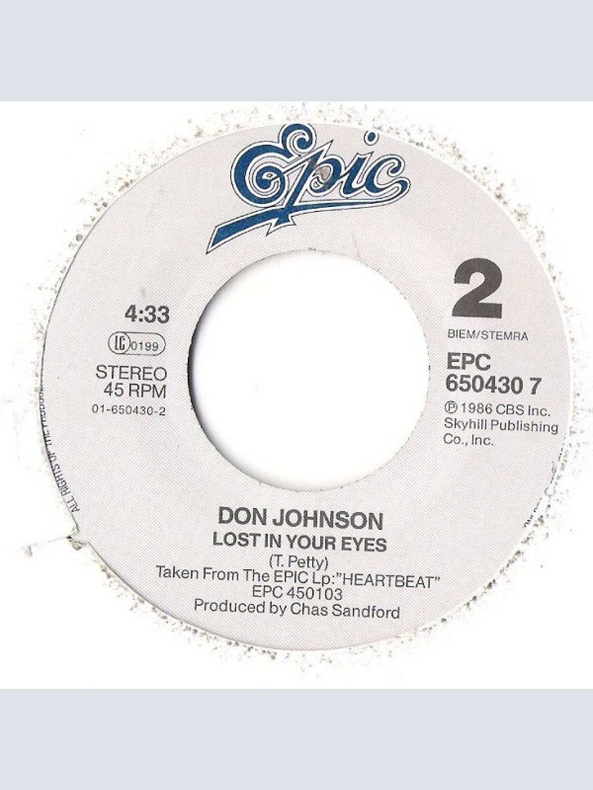 Vinyl / Don Johnson - Voice On A Hotline