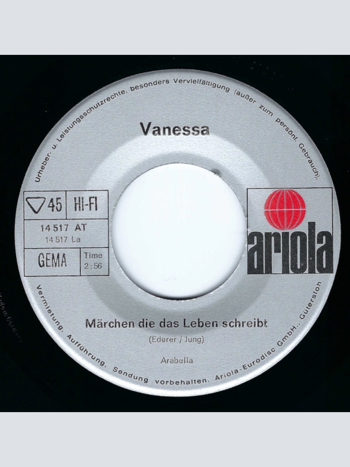 Vinyl / Vanessa (64) - Märchen Die Das Leben Schreibt