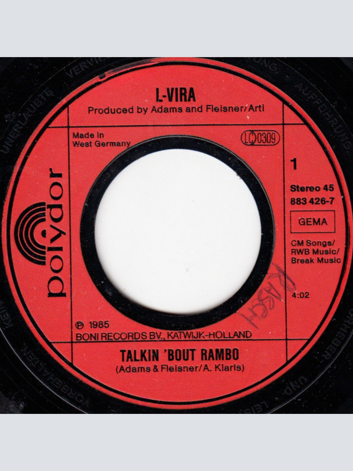 Vinyl / L-Vira - Talkin 'Bout Rambo