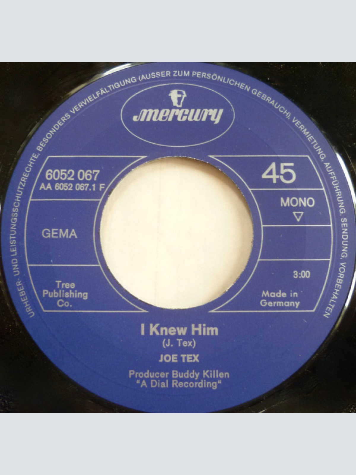 Vinyl / Joe Tex - I Knew Him