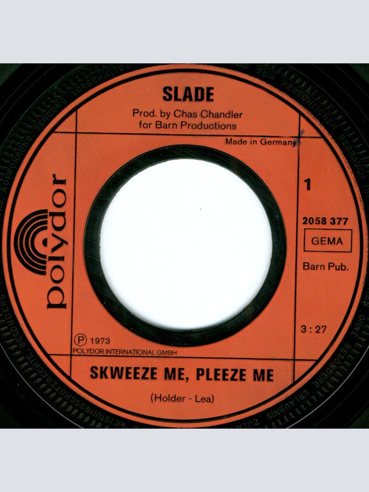 Vinyl / Slade - Skweeze Me, Pleeze Me